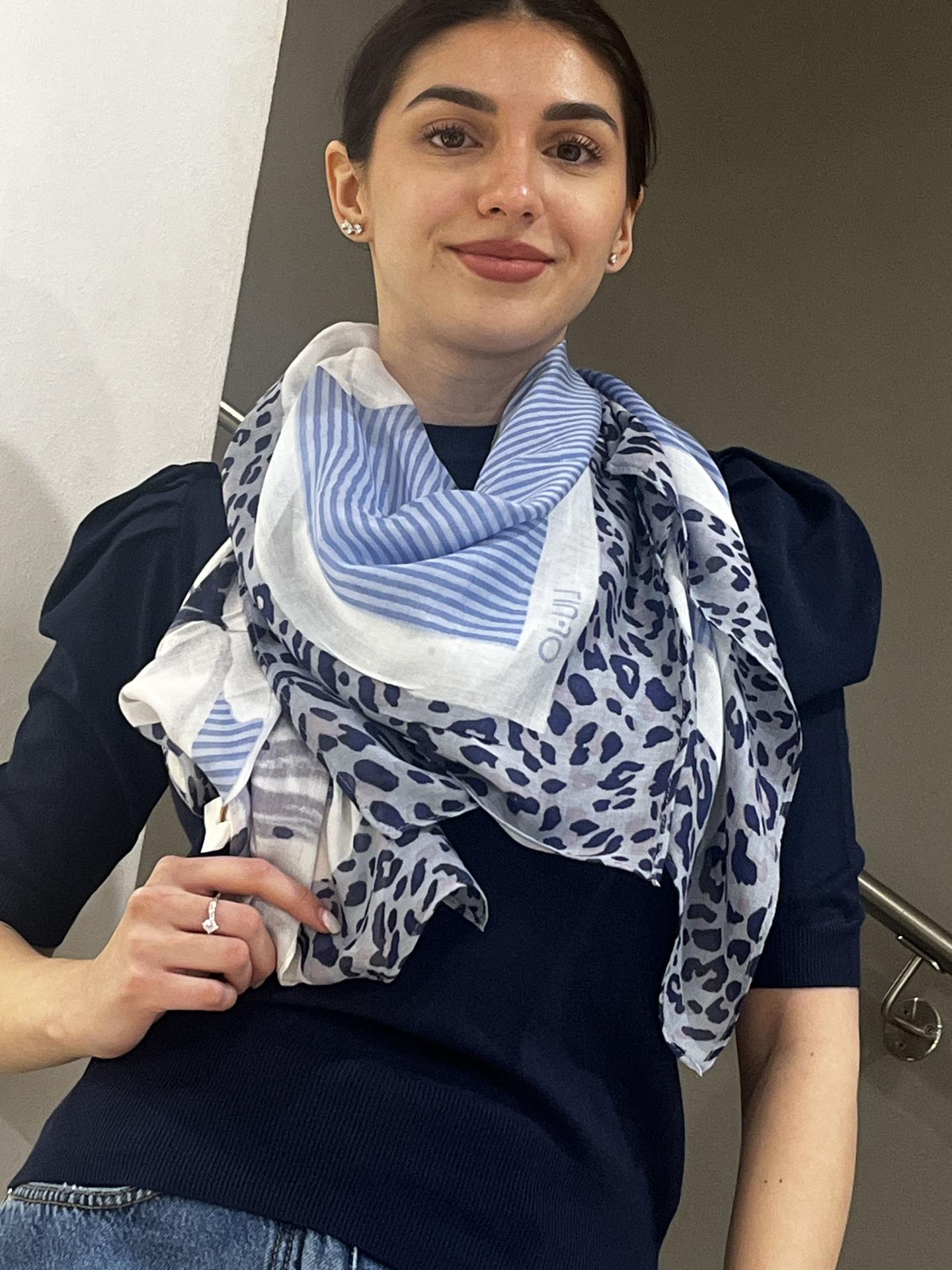 FOULARD LIU.JO ACCESSORIES 2A6050 BLUE