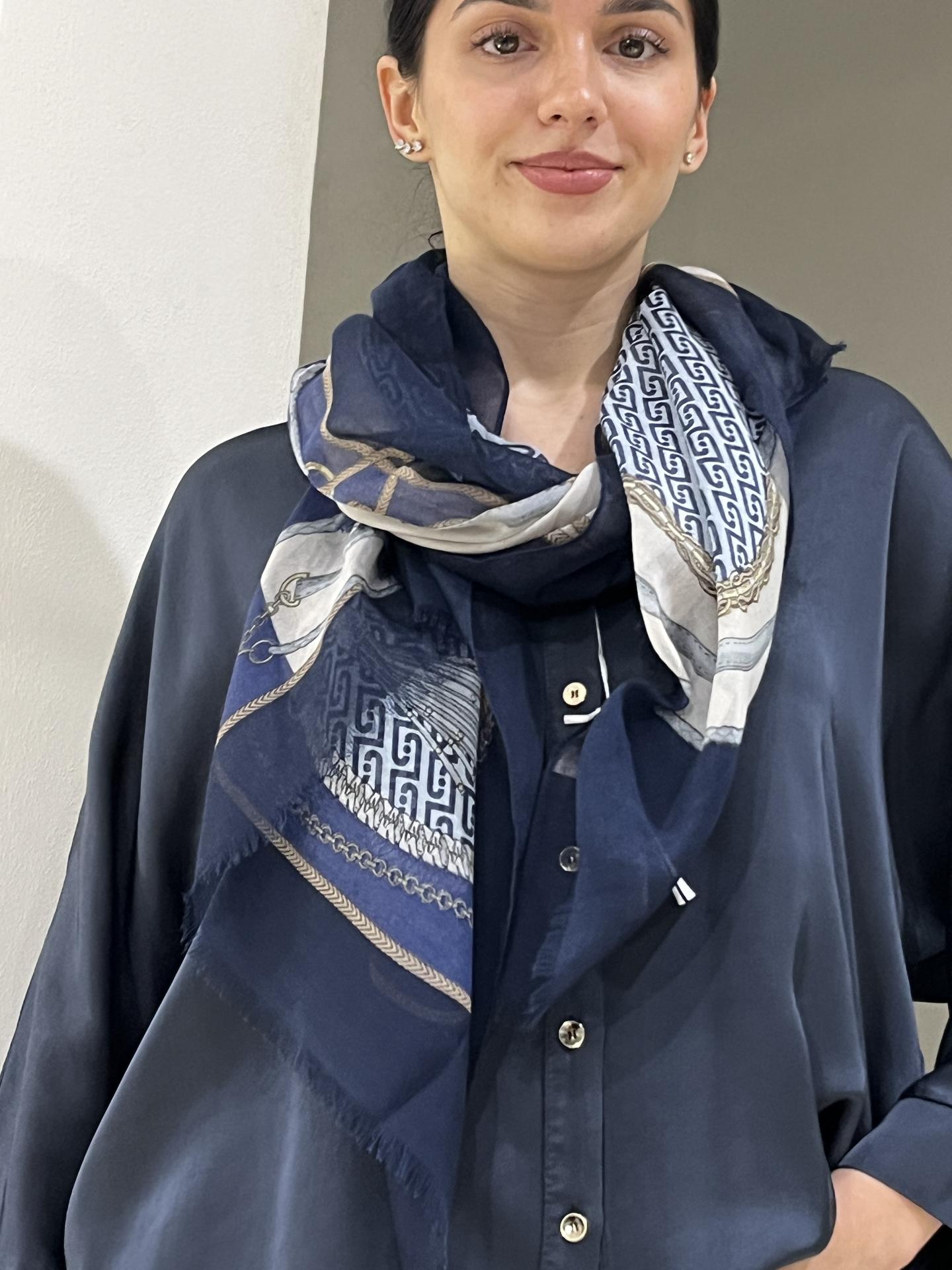 FOULARD LIU.JO ACCESSORIES 2A6052 BLUE