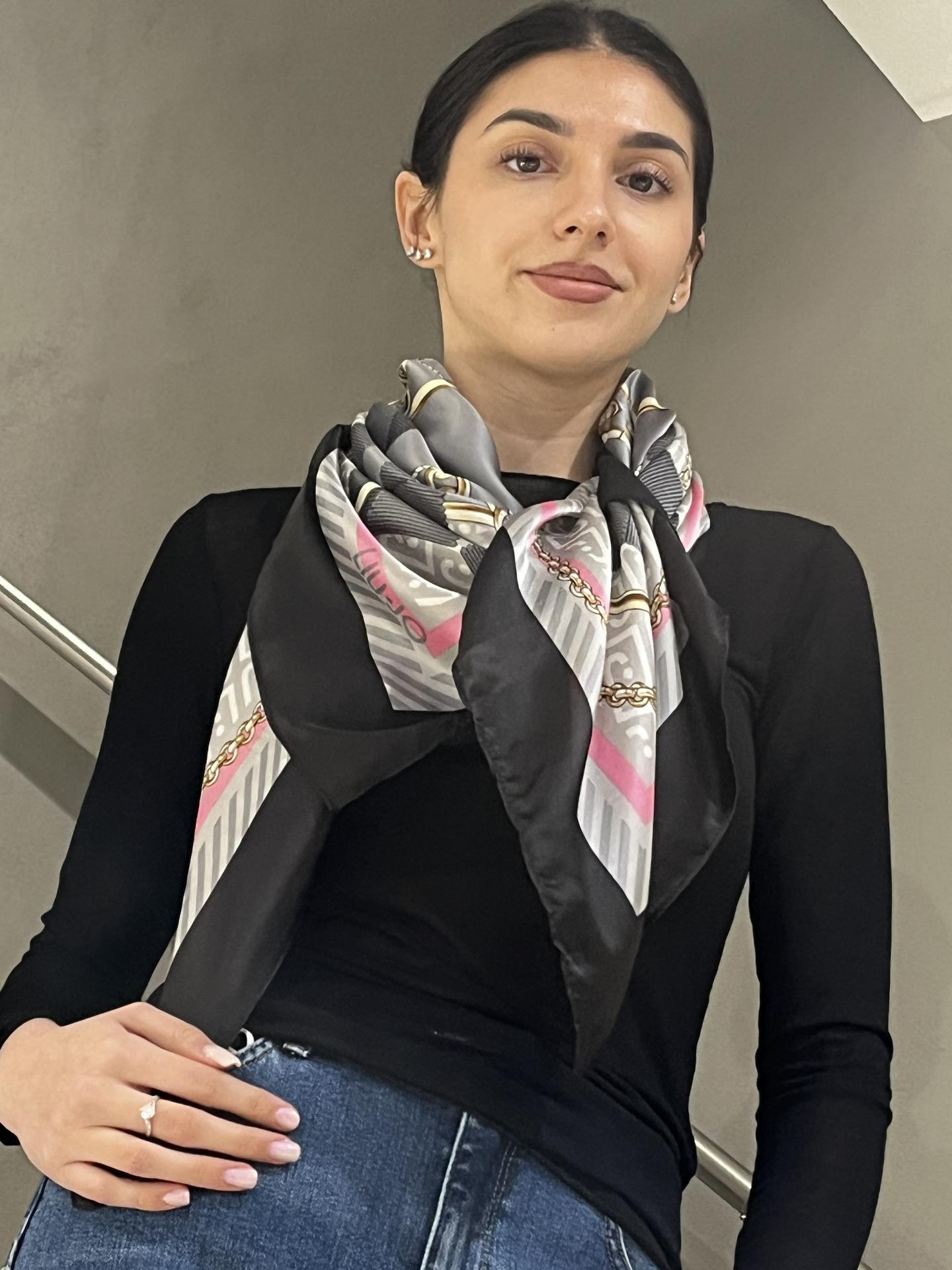 FOULARD LIU.JO ACCESSORIES 2A6055 NERO