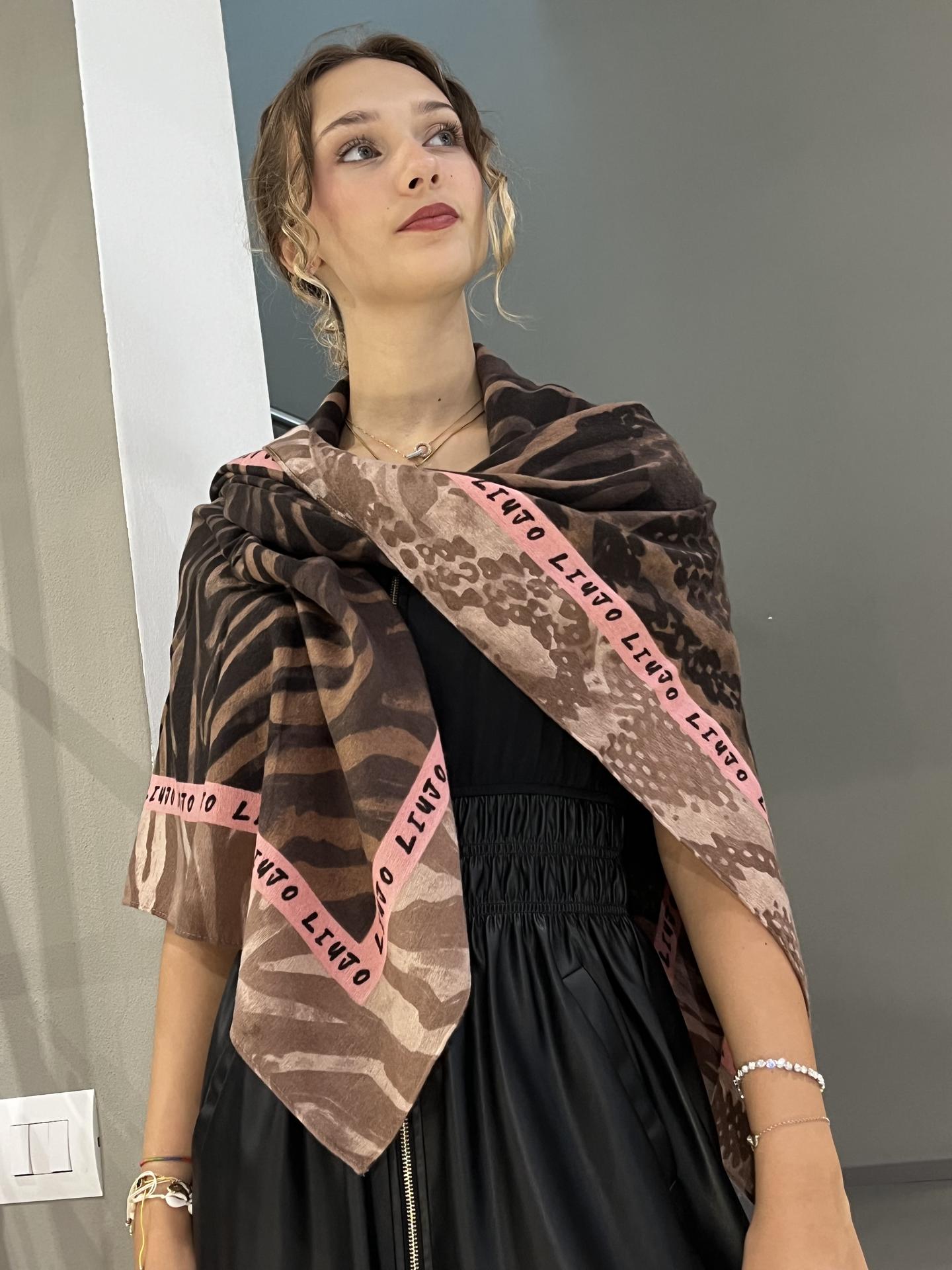 FOULARD LIU.JO ACCESSORIES 2F4095 CAMMELLO