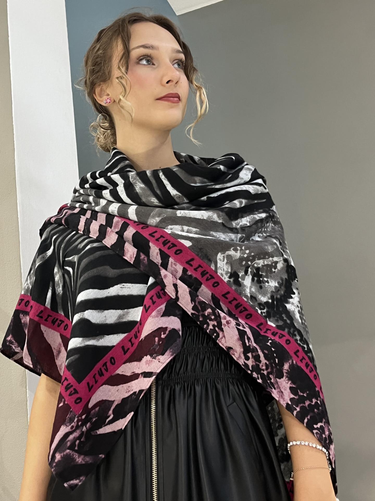 FOULARD LIU.JO ACCESSORIES 2F4095 NERO