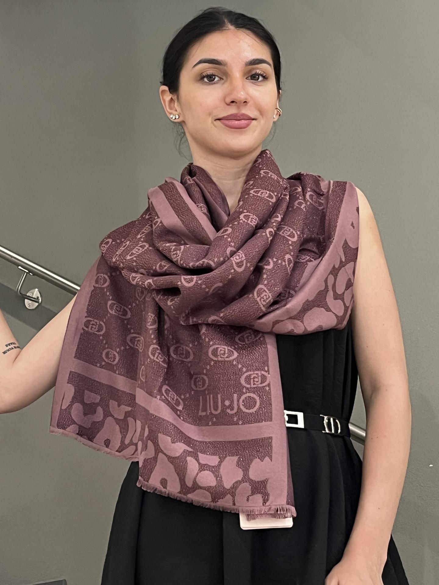 FOULARD LIU.JO ACCESSORIES 2F5040 BORDEAUX