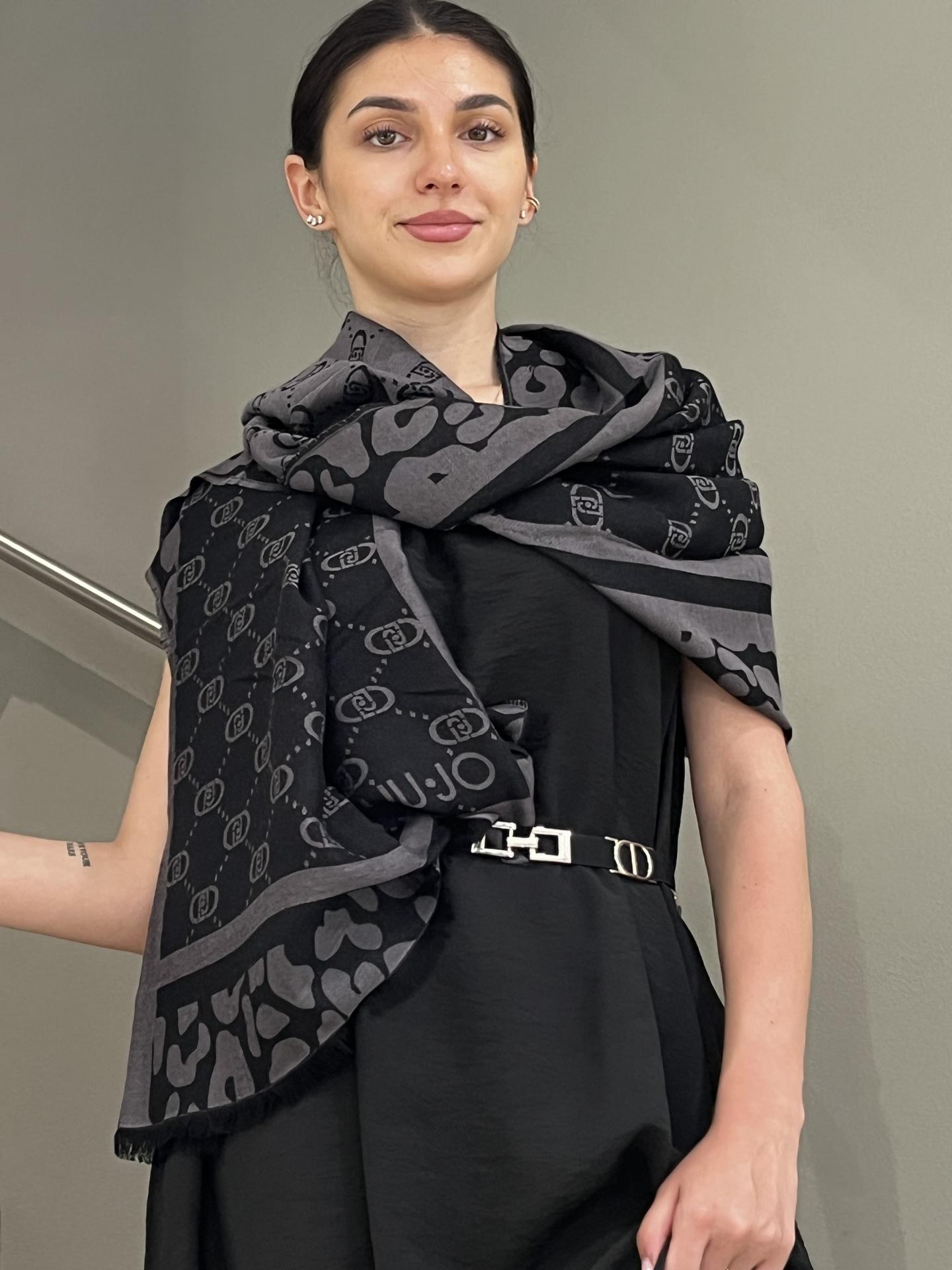 FOULARD LIU.JO ACCESSORIES 2F5040 NERO