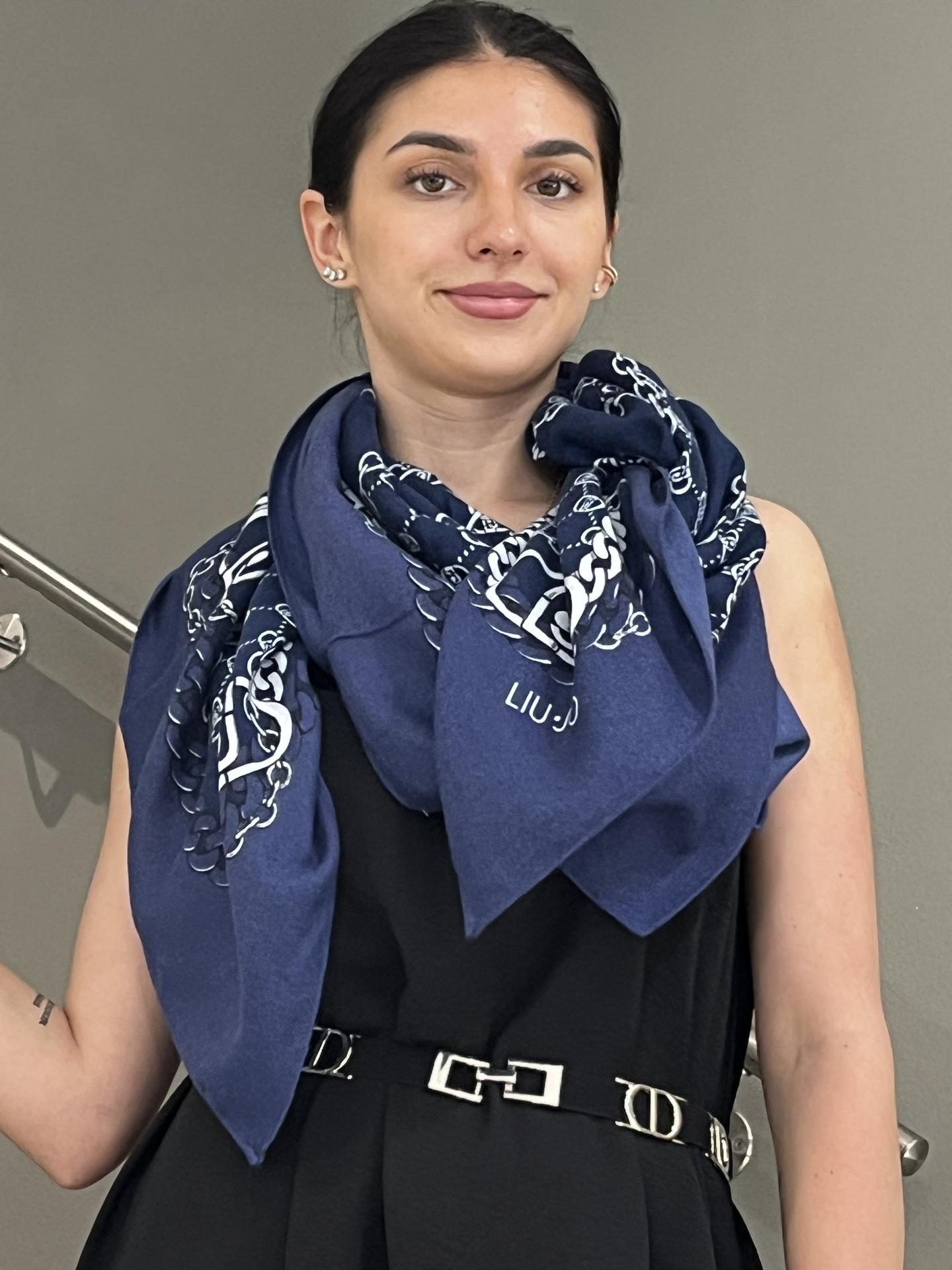 FOULARD LIU.JO ACCESSORIES 2F5073 BLUE