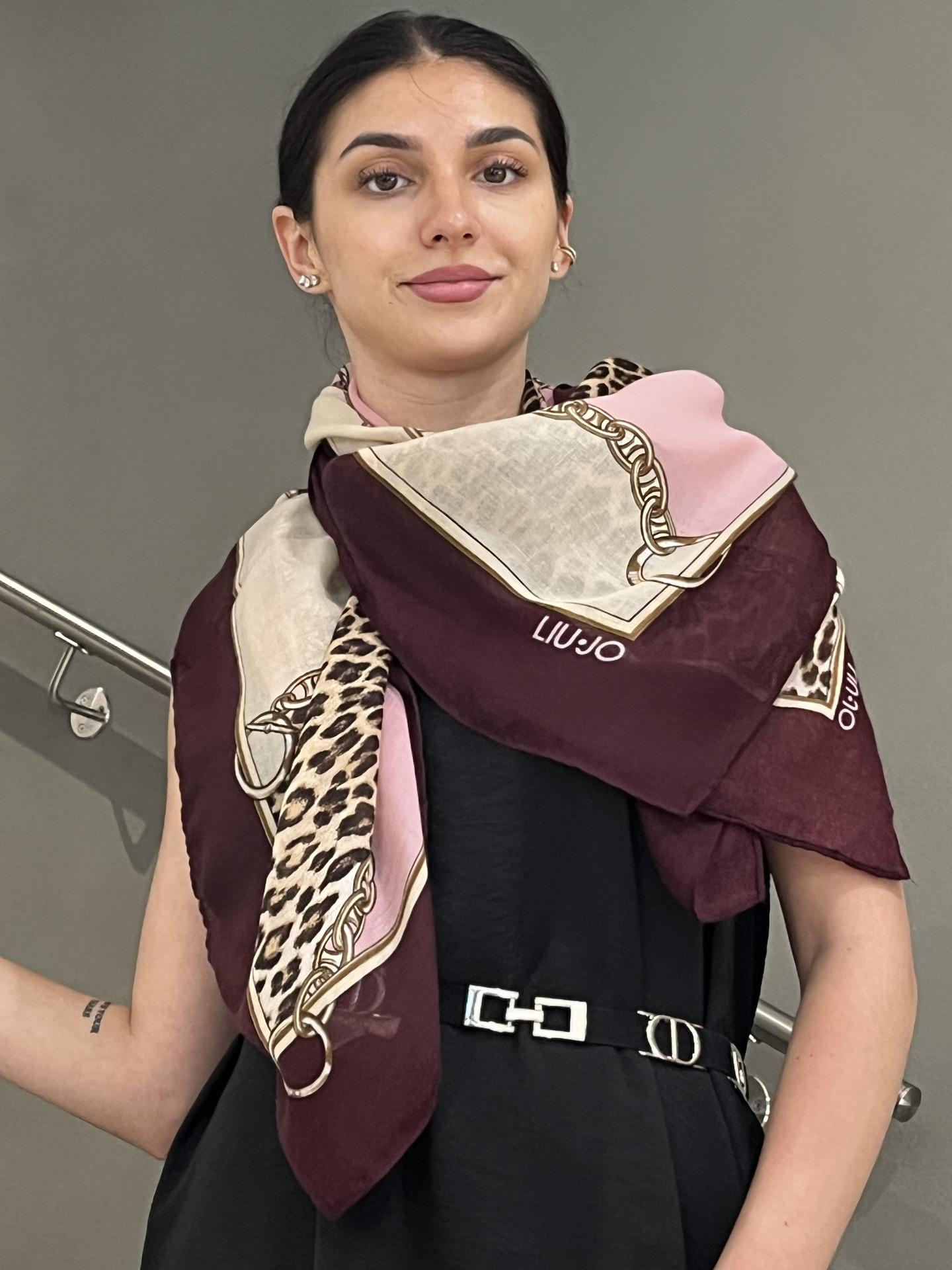 FOULARD LIU.JO ACCESSORIES 2F5074 BORDEAUX