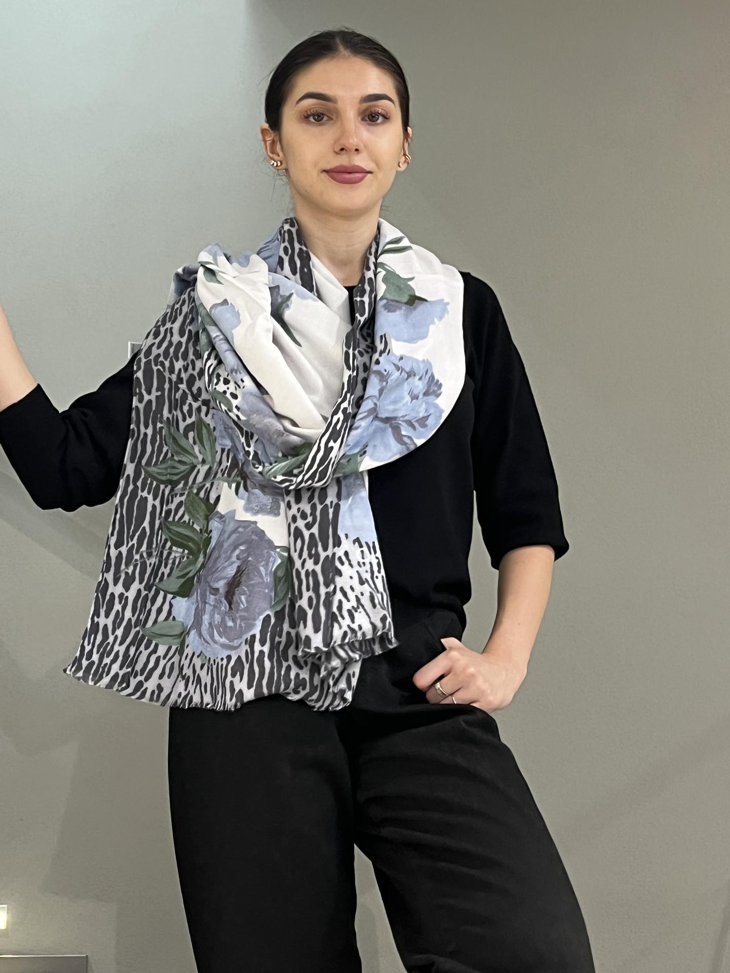FOULARD LIU.JO ACCESSORIES 2F5077 AZZURRO