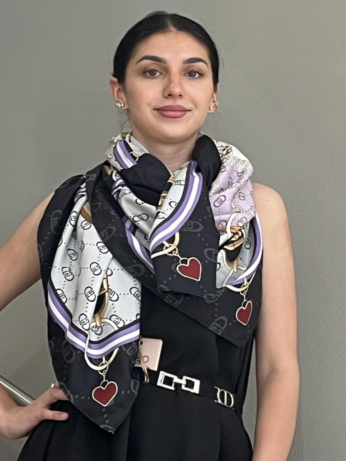 FOULARD LIU.JO ACCESSORIES 2F5078 NERO