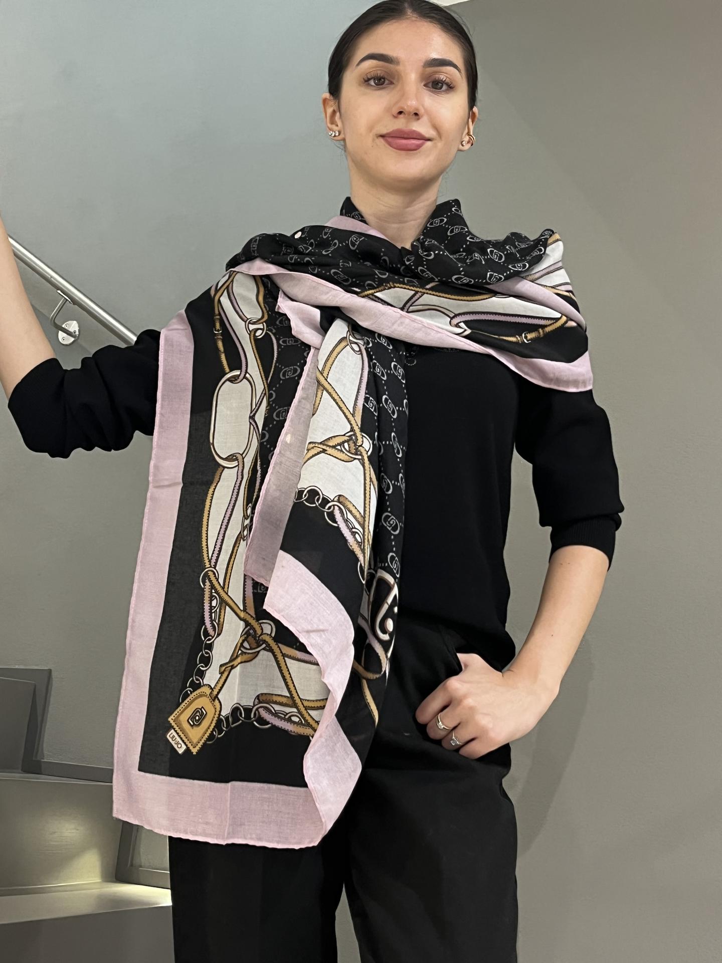 FOULARD LIU.JO ACCESSORIES 2F5079 NERO