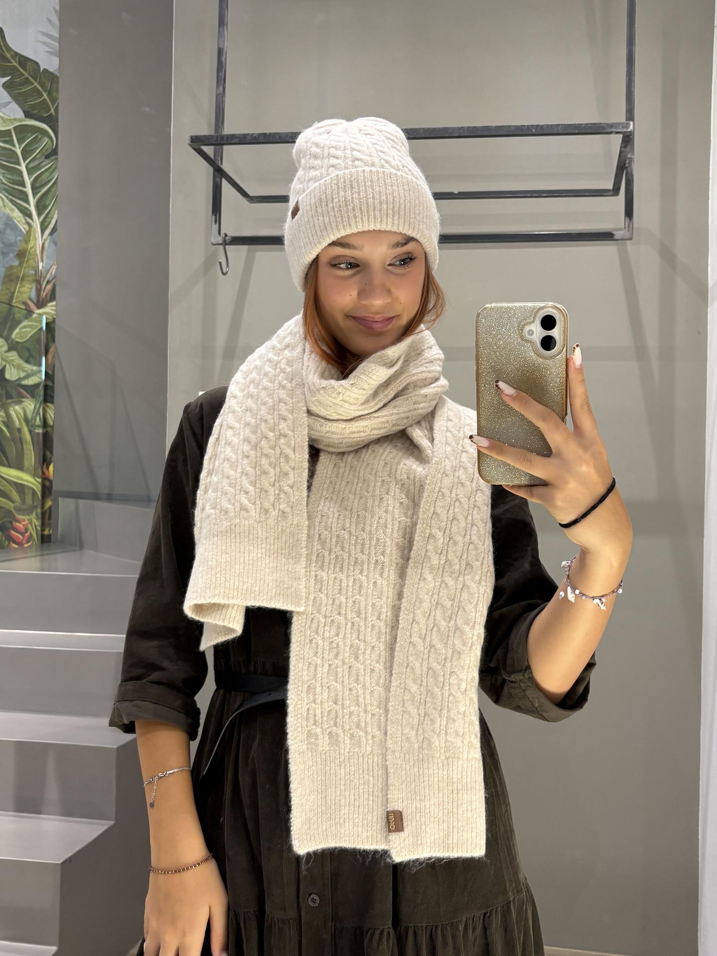 SCIARPA LIU.JO ACCESSORIES 2F6001 BIANCO