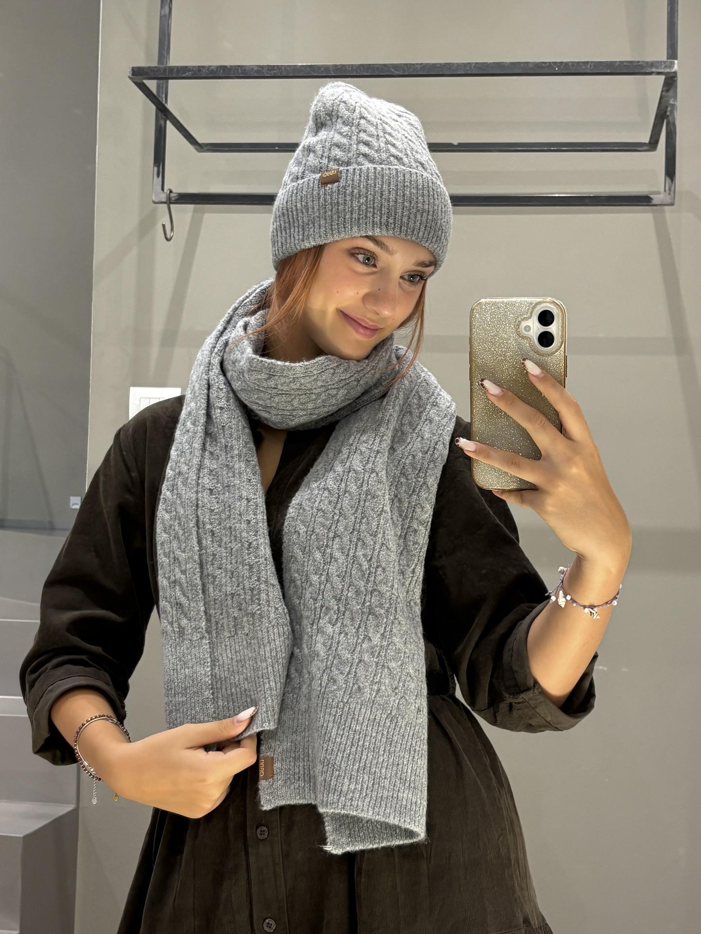 SCIARPA LIU.JO ACCESSORIES 2F6001 GRIGIO