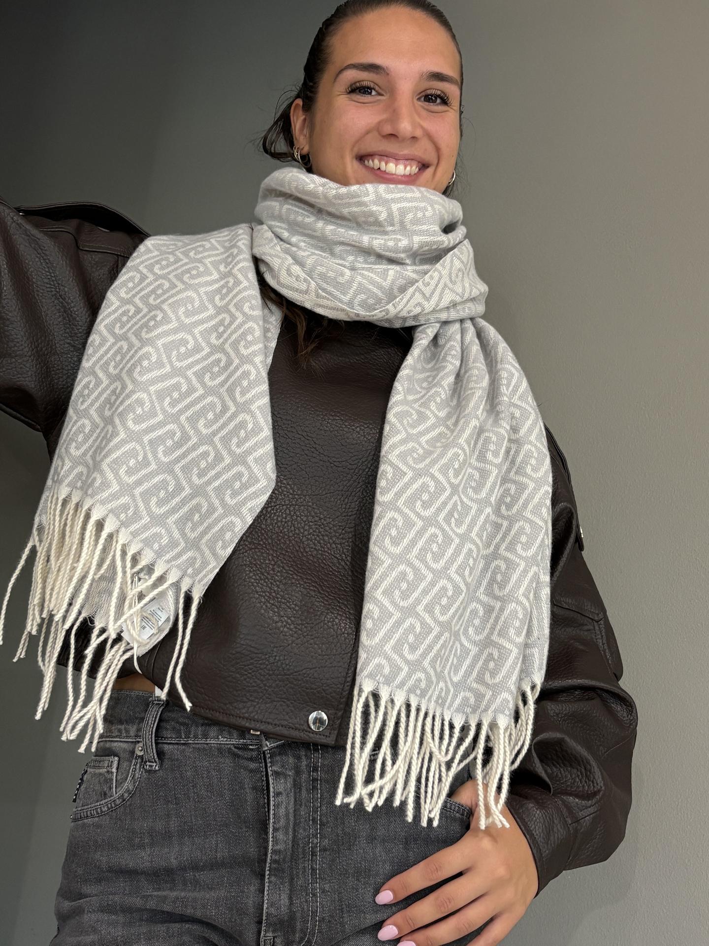 FOULARD LIU.JO ACCESSORIES 2F6028 GRIGIO