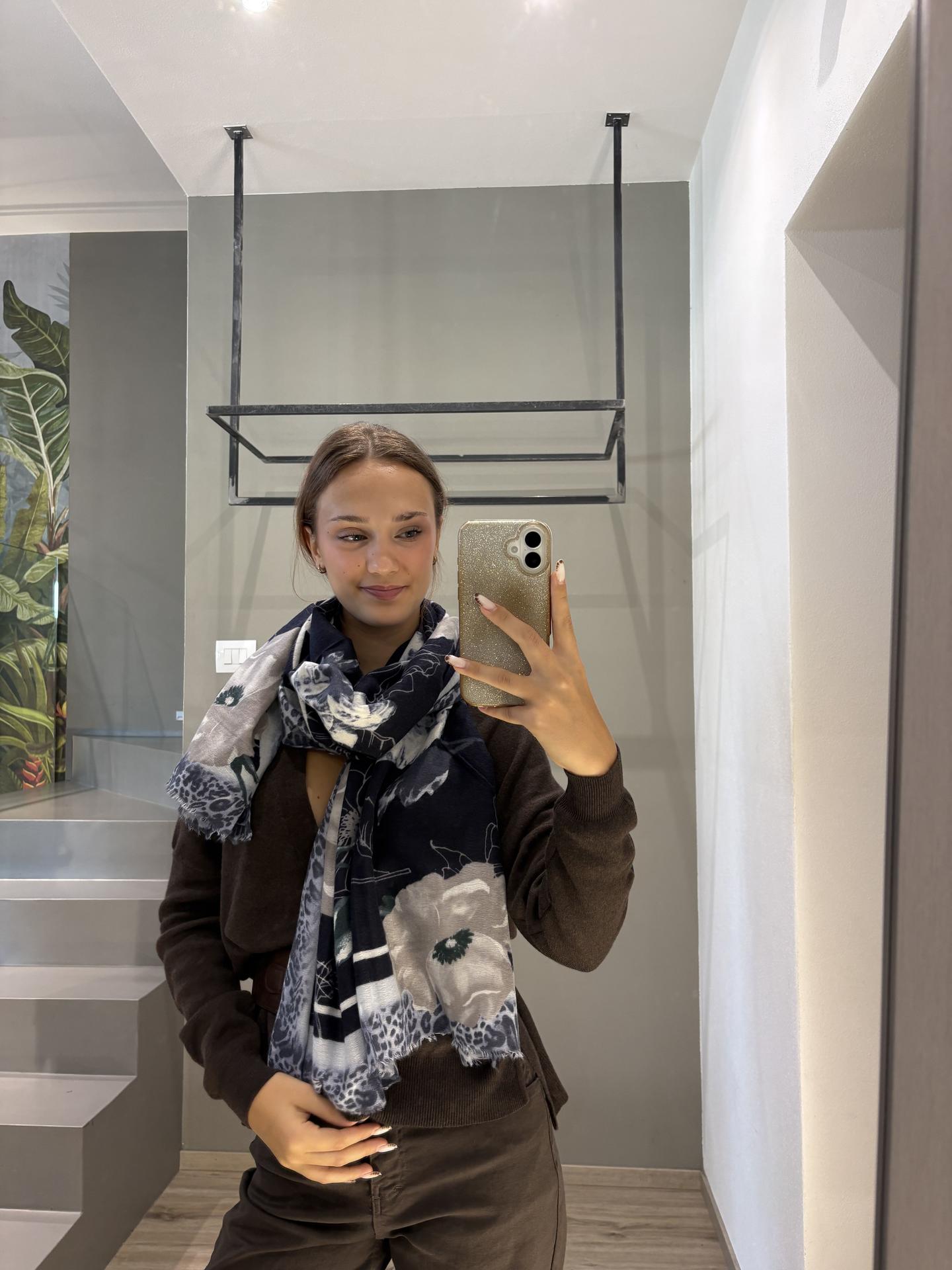 FOULARD LIU.JO ACCESSORIES 2F6065 BLUE