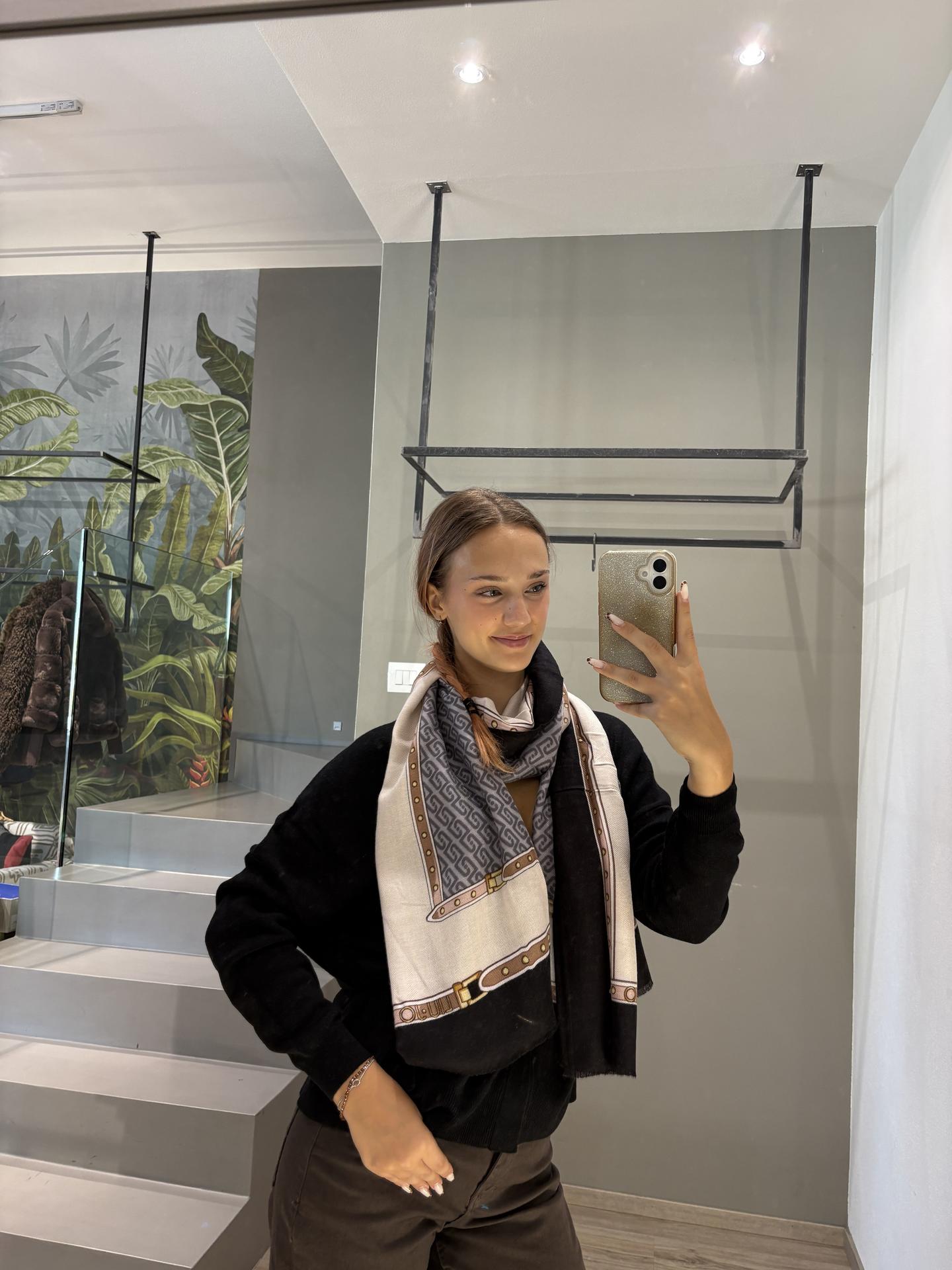 FOULARD LIU.JO ACCESSORIES 2F6066 NERO