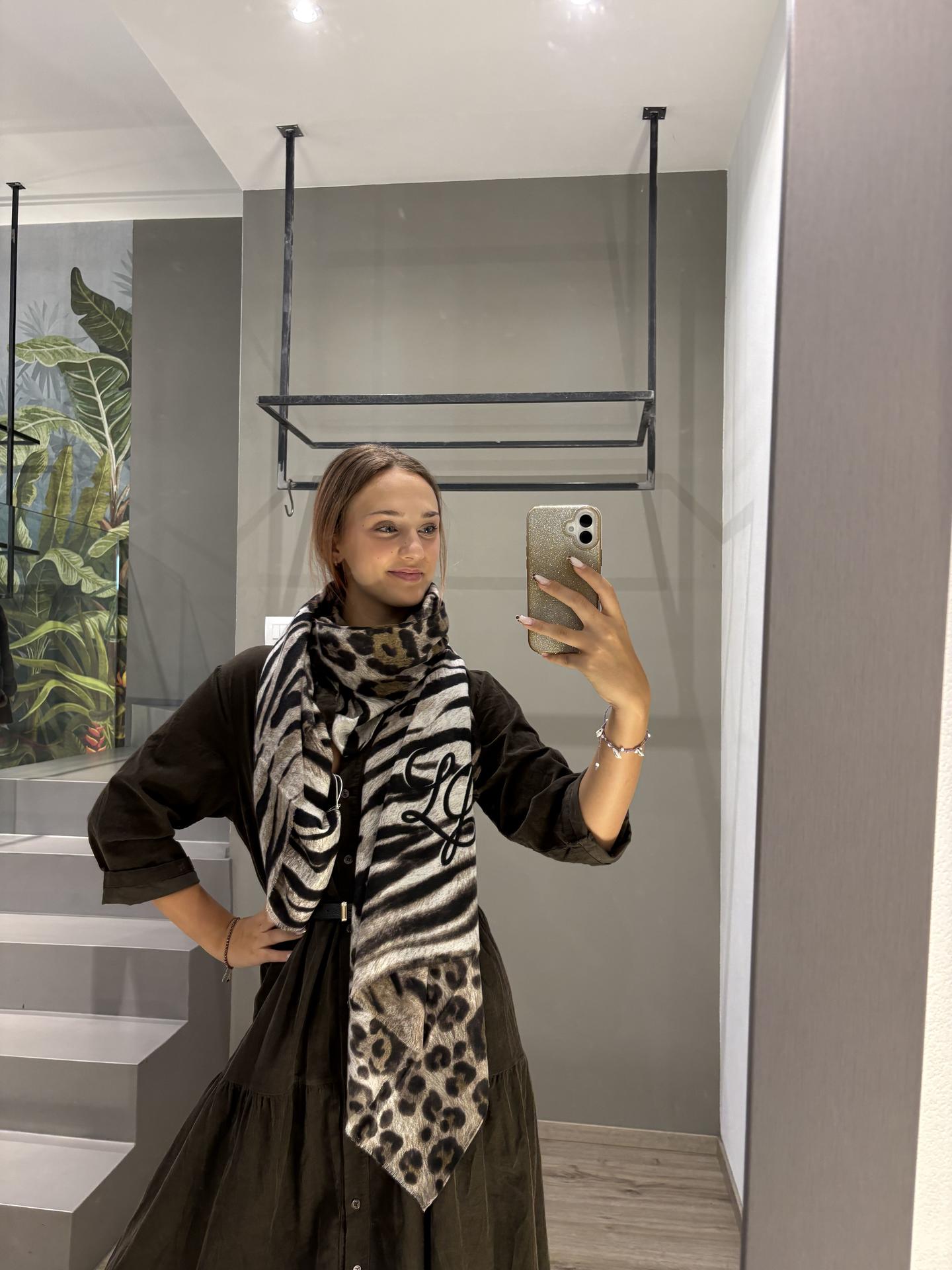 FOULARD LIU.JO ACCESSORIES 2F6067 CAMMELLO