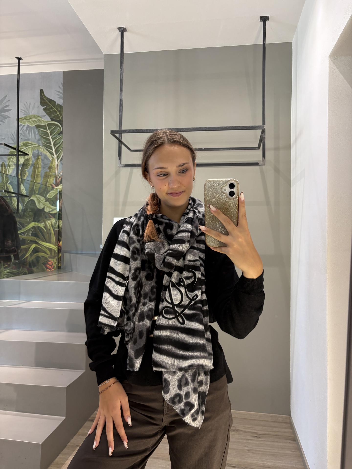 FOULARD LIU.JO ACCESSORIES 2F6067 NERO