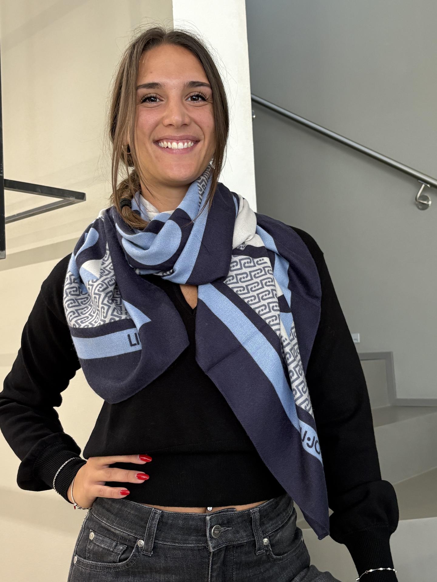 FOULARD LIU.JO ACCESSORIES 2F6068 BLUE