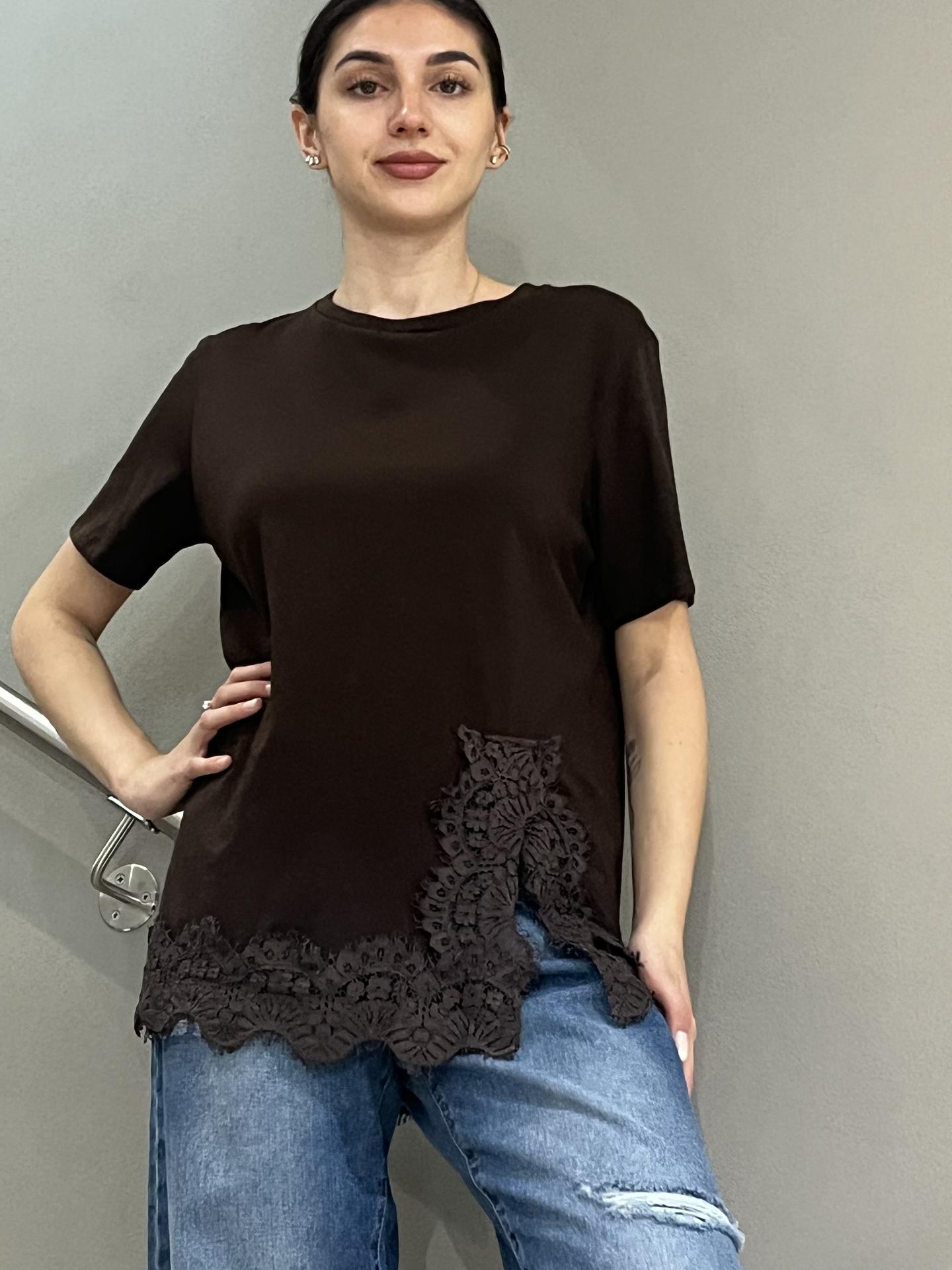 T-SHIRT TENSIONE IN FIRENZE 37637 MARRONE