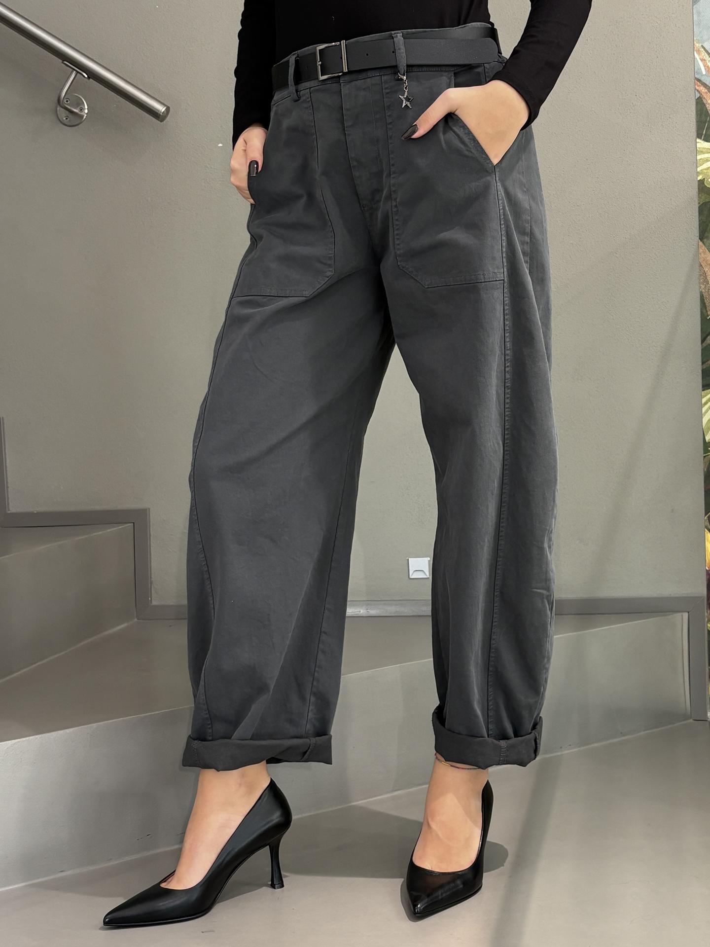 PANTALONE SUSY MIX 58300P27 GRIGIO