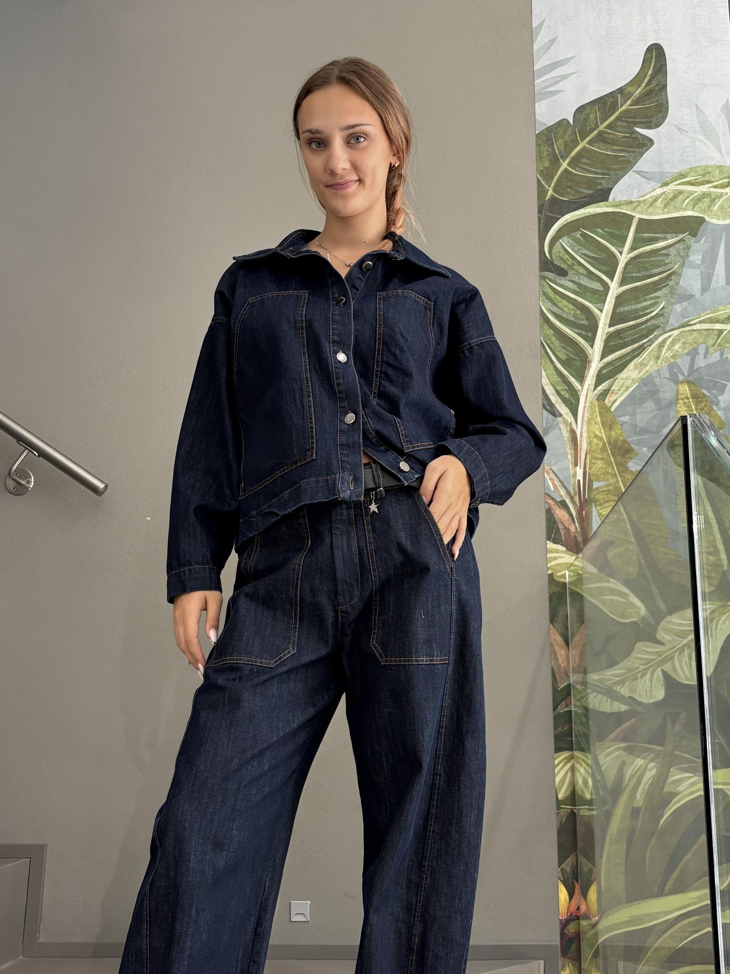 GIACCA SUSY MIX 61126G JEANS