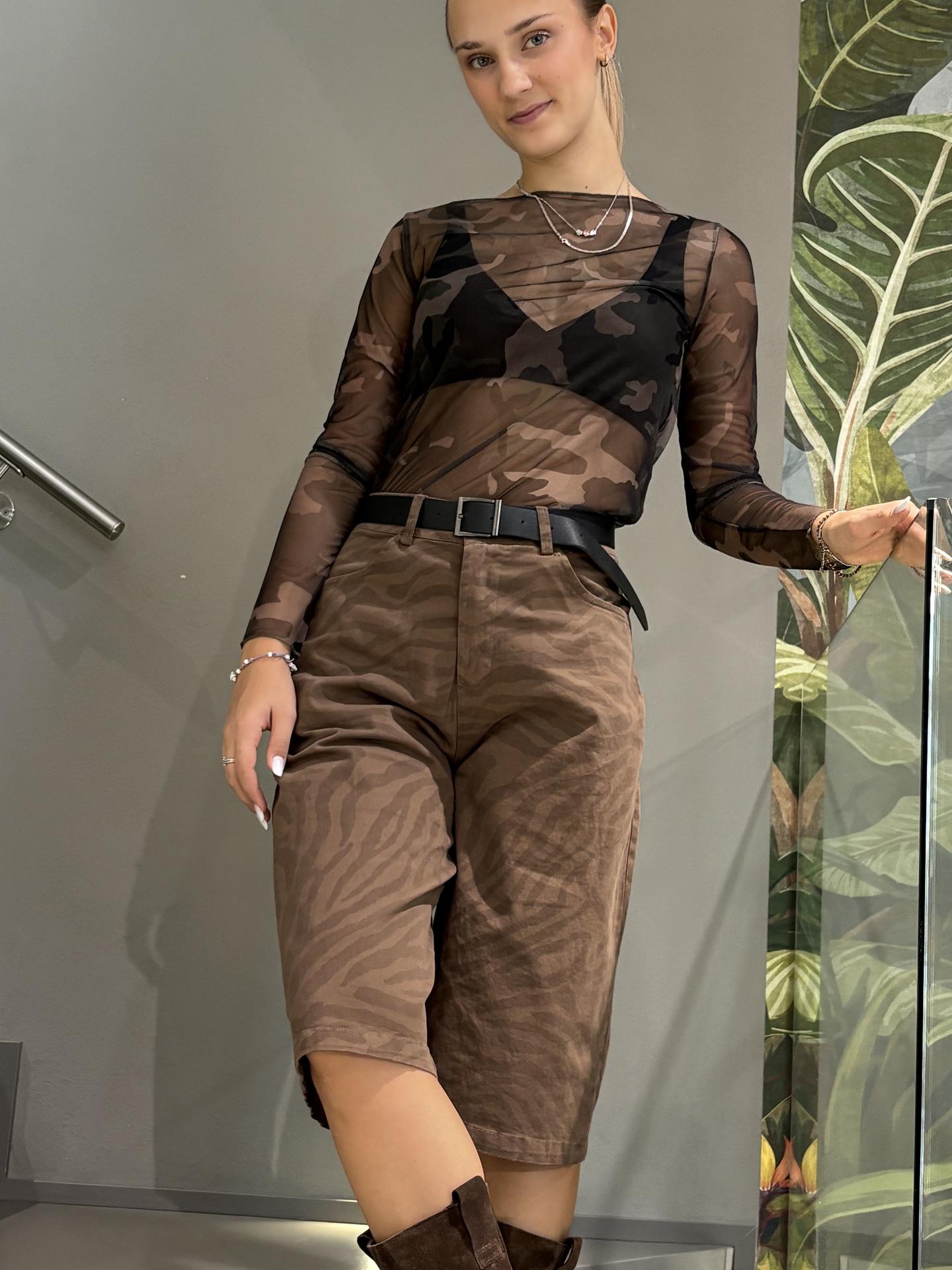 PANTALONE SUSY MIX 61313PZEB MARRONE
