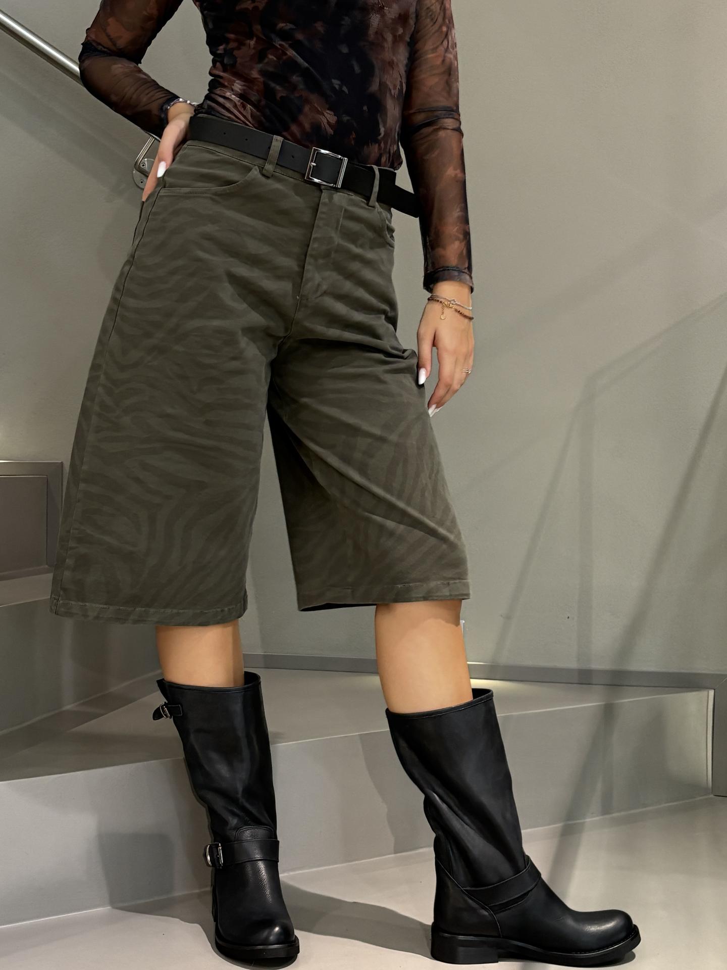PANTALONE SUSY MIX 61313PZEB MILITARE