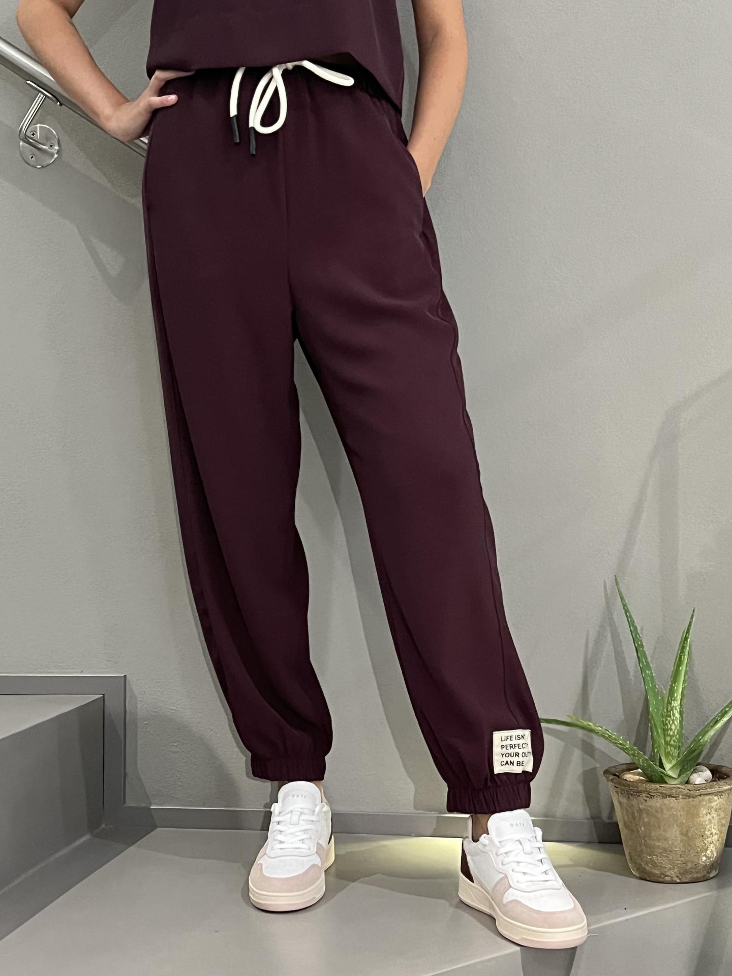 PANTALONE TENSIONE IN FIRENZE 6236 BORDEAUX