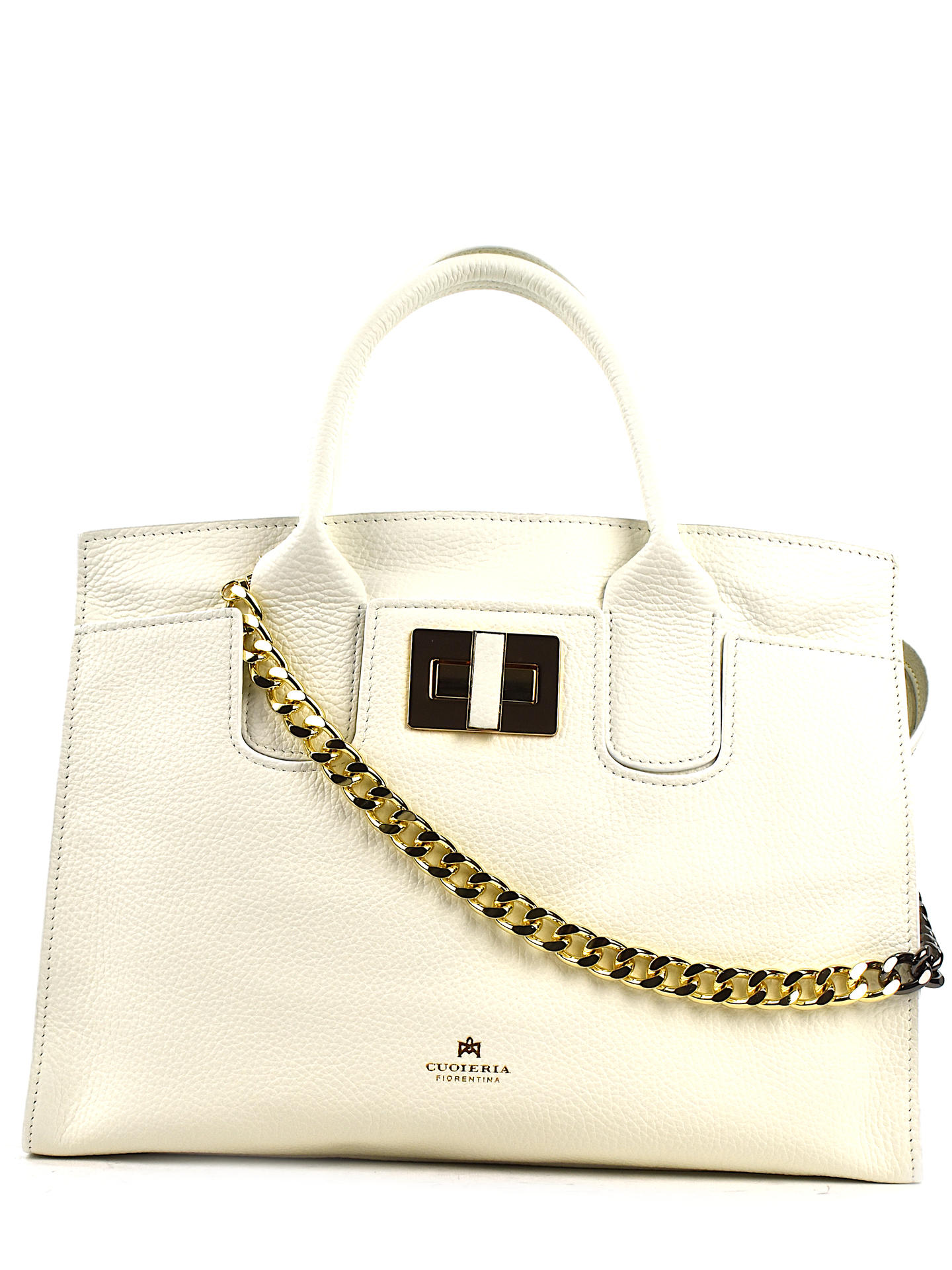 BORSA CUOIERIA FIORENTINA 7230 BIANCO