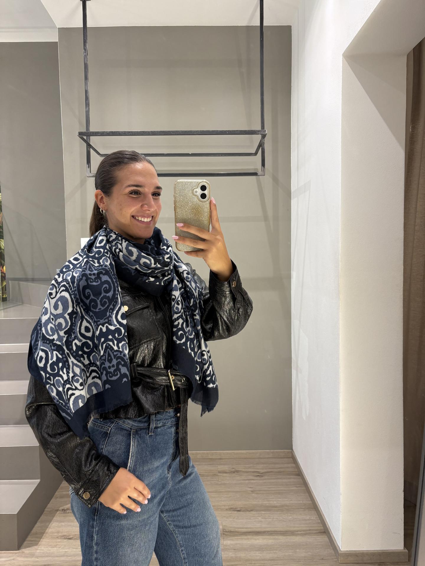 FOULARD SUSY STAR 9582RE BLUE
