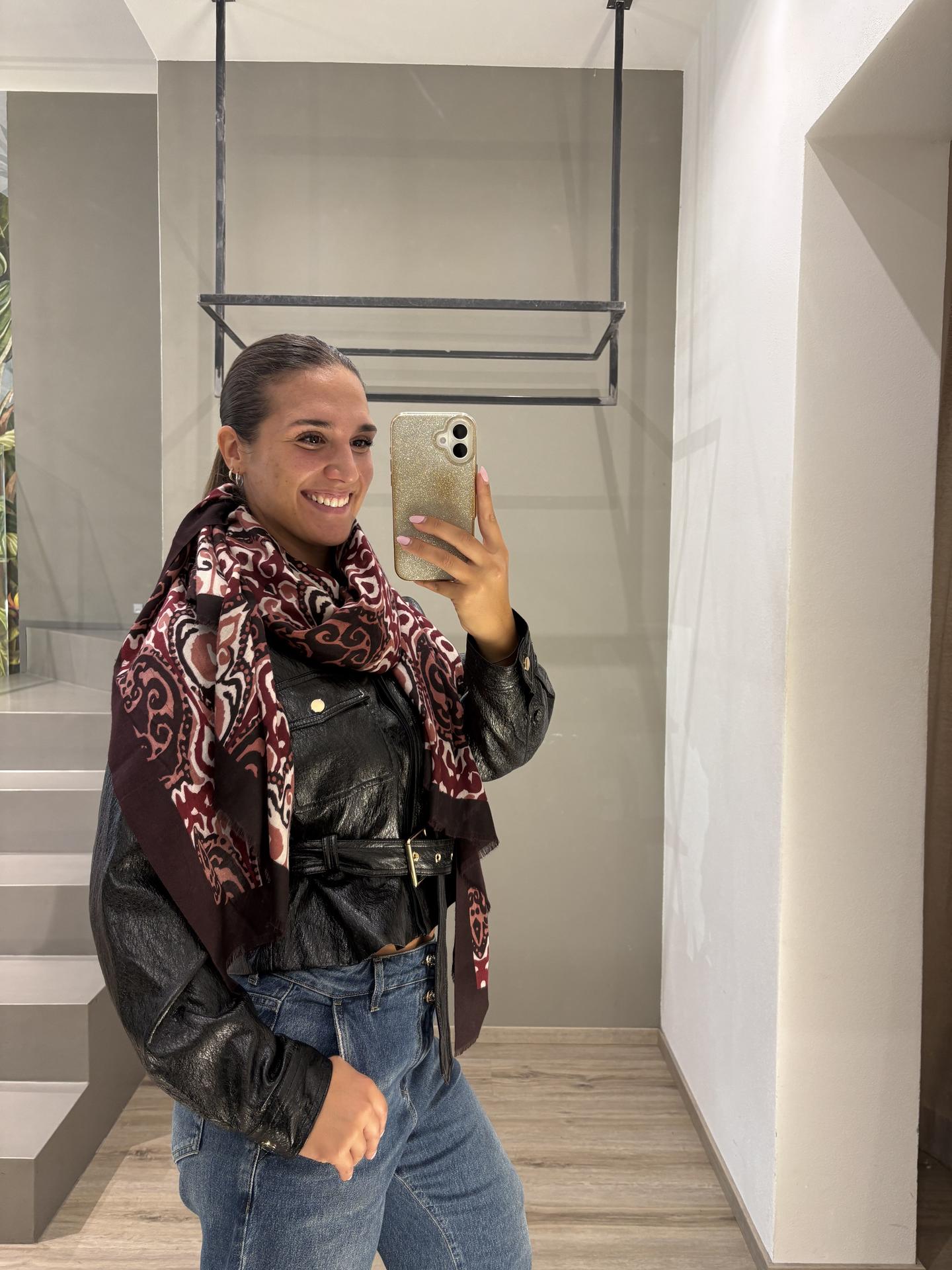FOULARD SUSY STAR 9582RE VIOLA