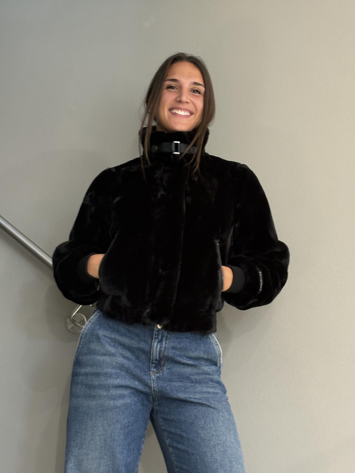 GIUBBINO RINO&PELLE AMBRA NERO