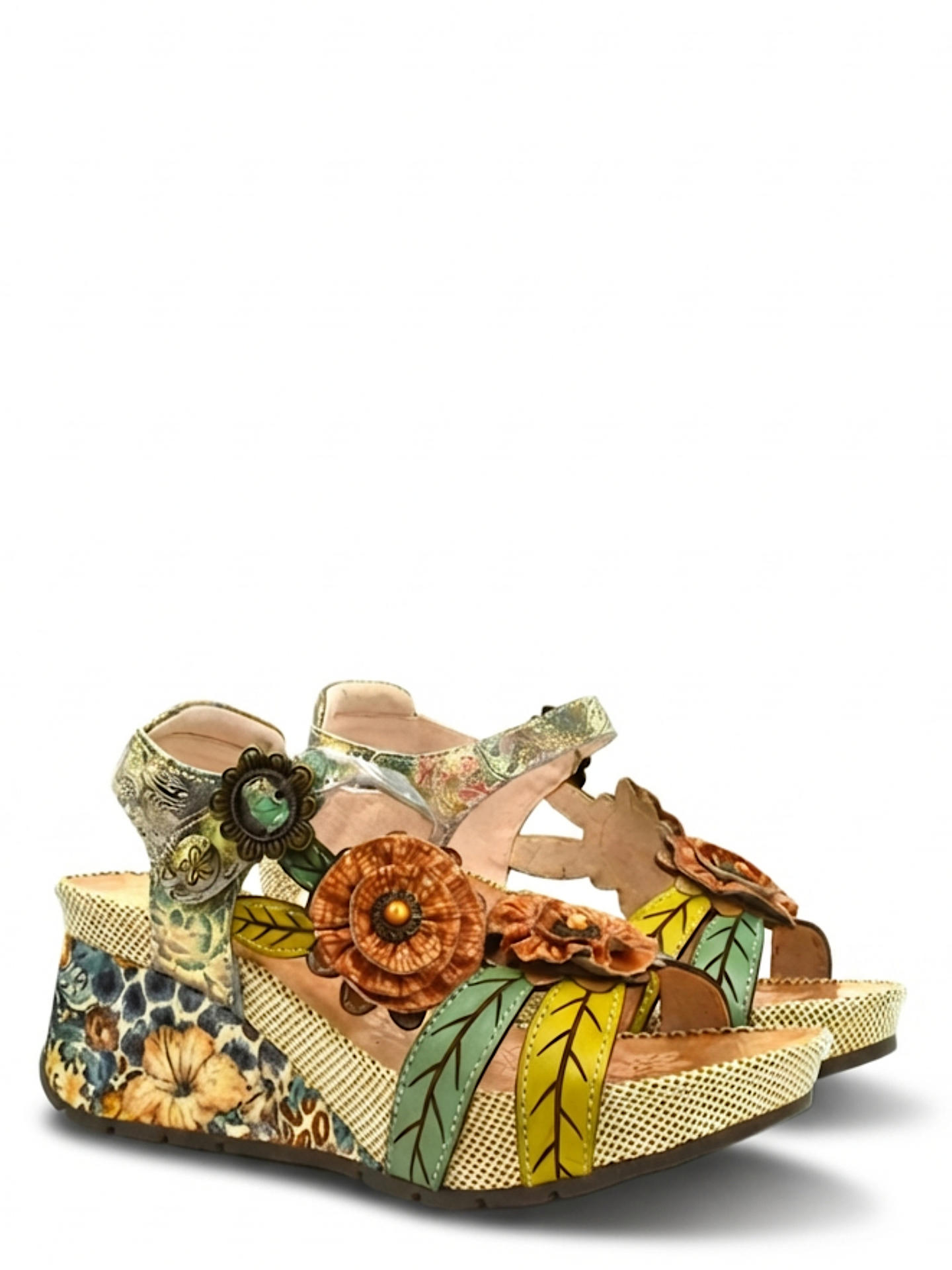 SANDALO ALTO LAURA VITA BARRY41 MULTICOLOR