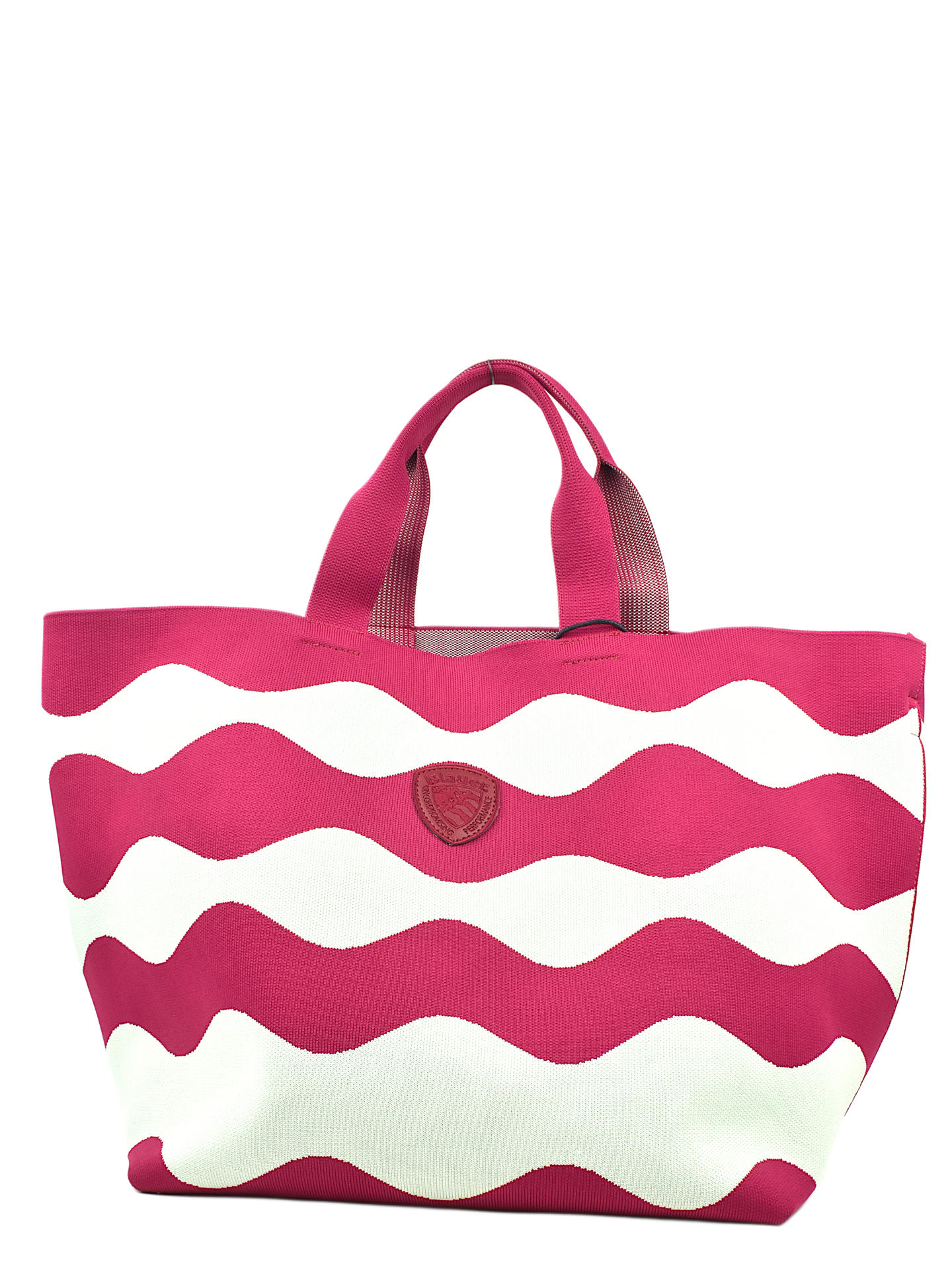BORSA BLAUER BASKET BEIGE/ROSSO