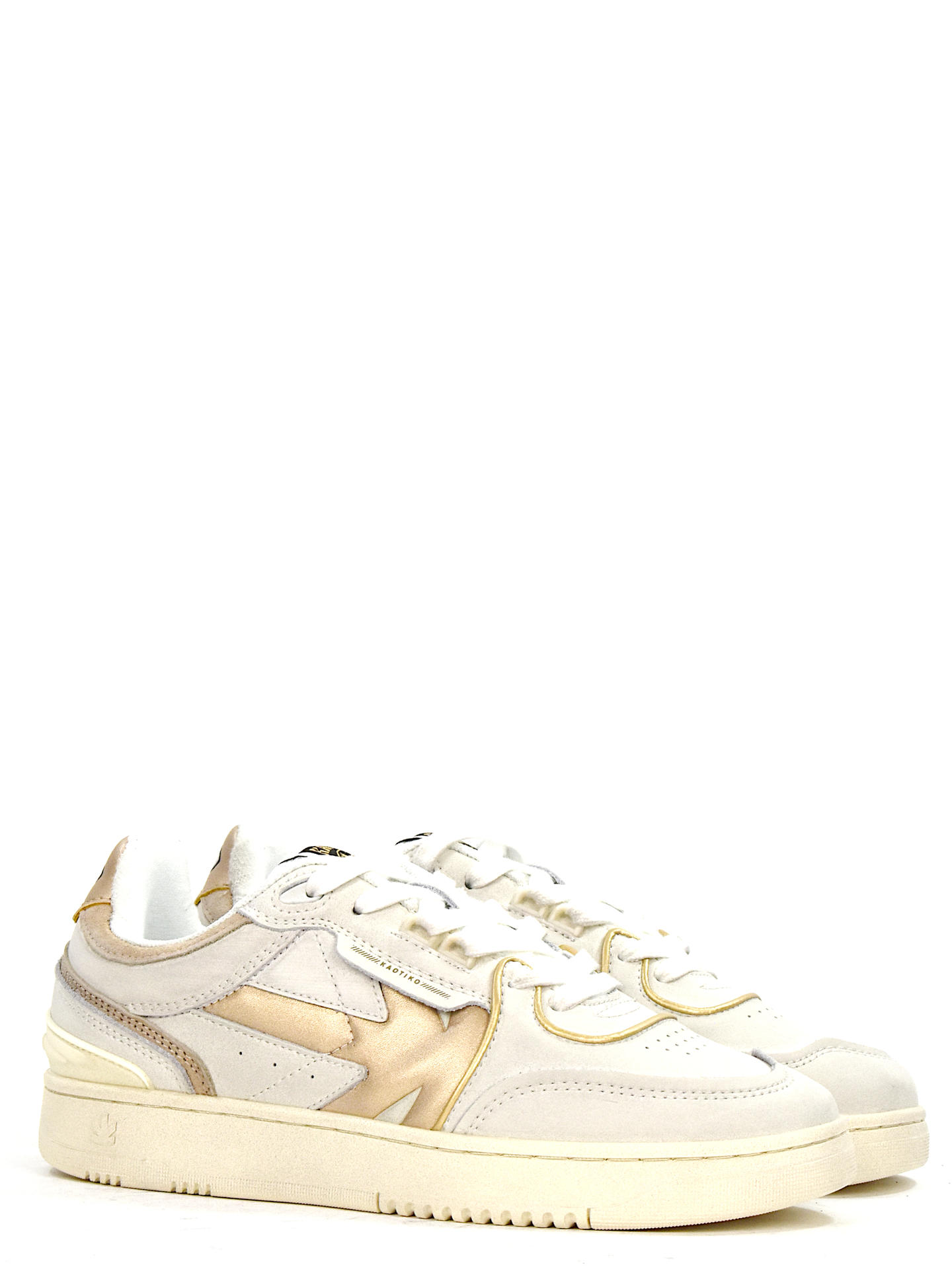 SNEAKERS KAOTIKO BOSTONW BIANCO/ORO