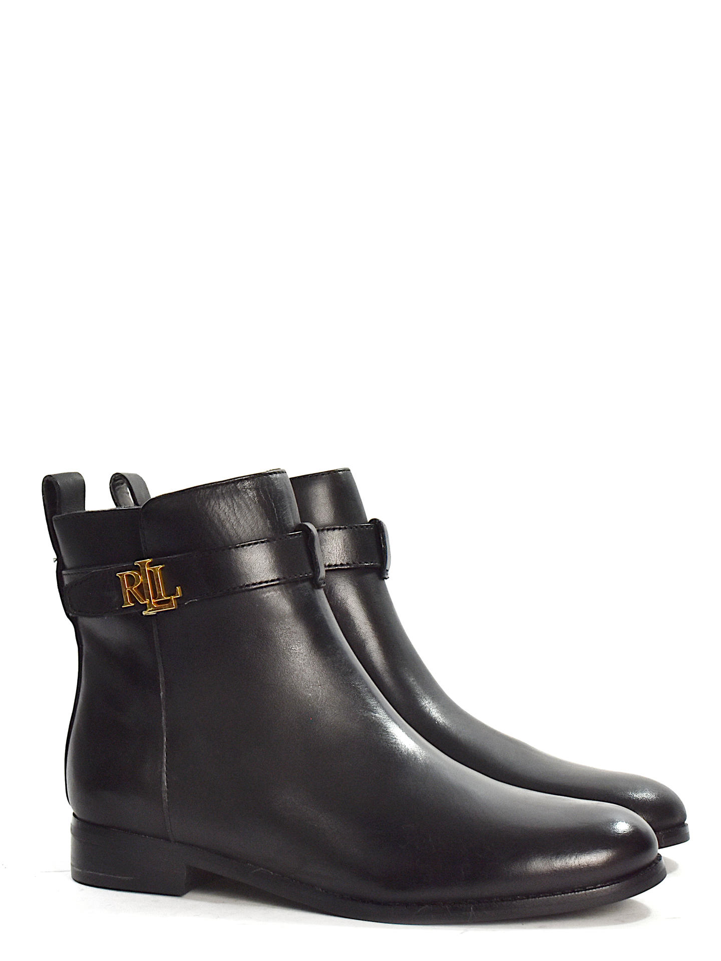 STIVALETTO BASSO RALPH LAUREN BRIELE NERO