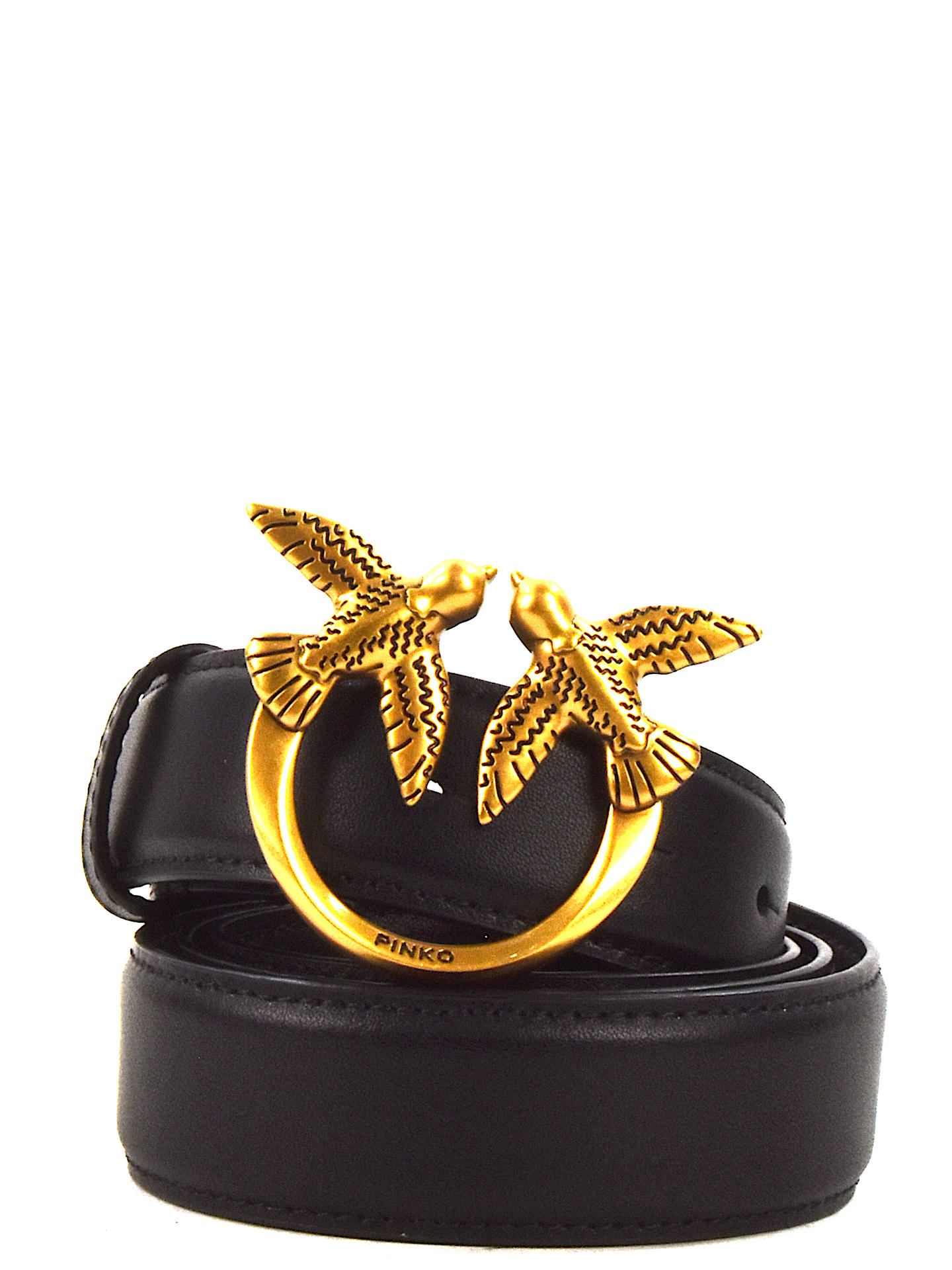 CINTURA PINKO C100125 NERO/ORO