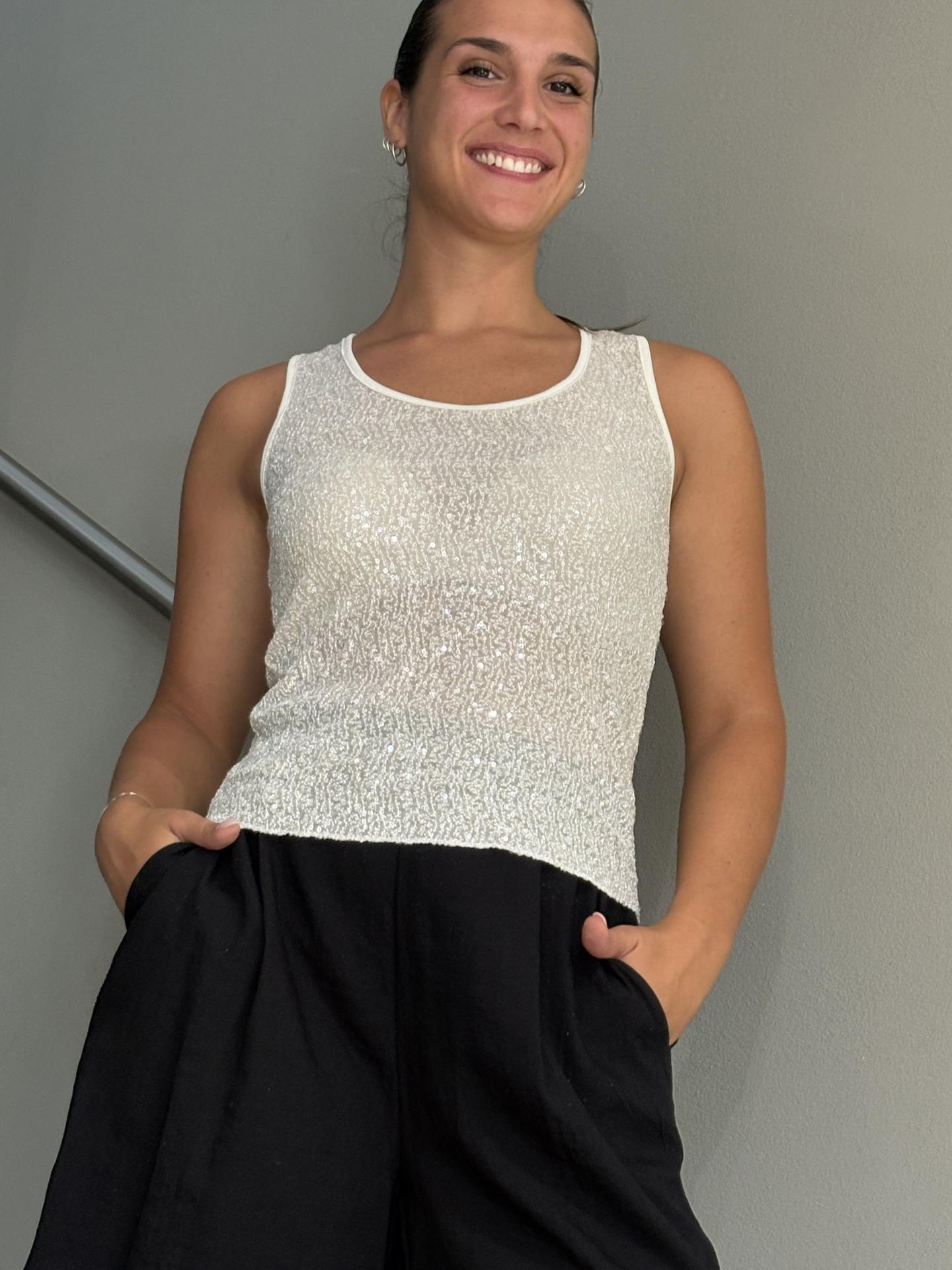 MAGLIA SUSY MIX C109 BIANCO