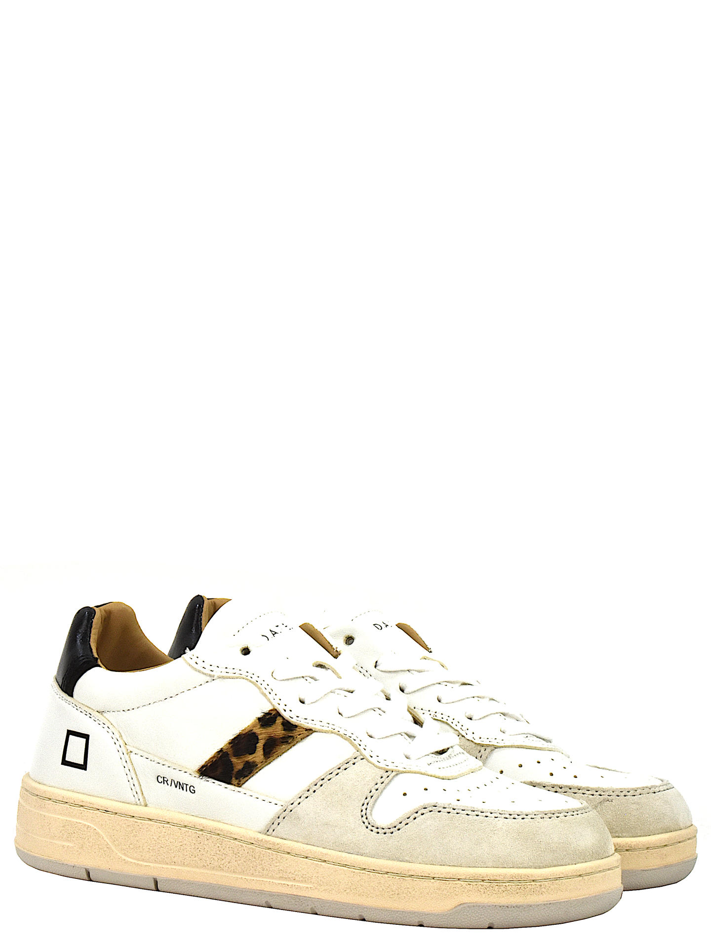 SNEAKERS D.A.T.E C2VCWD BIANCO/CUOIO