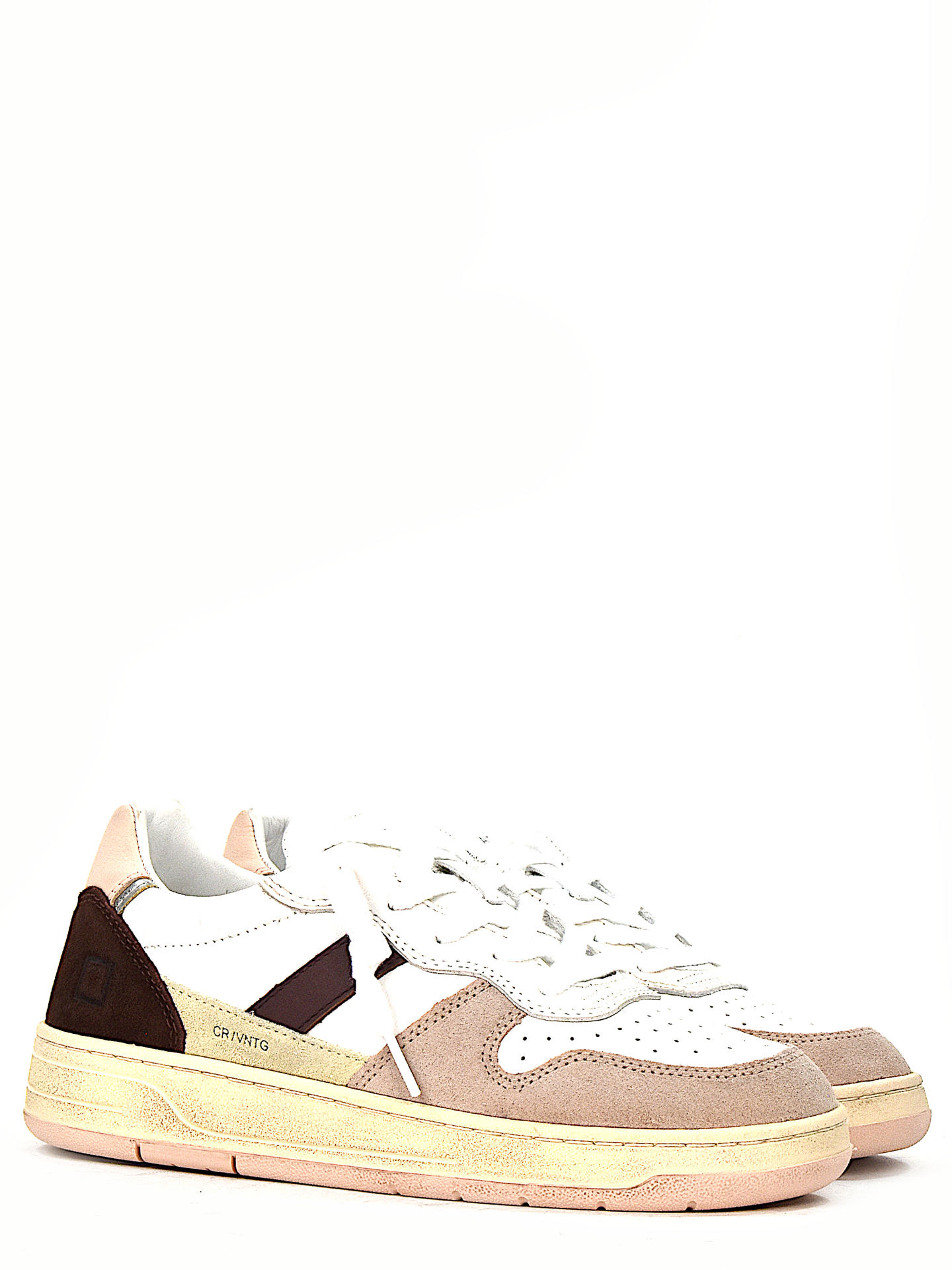 SNEAKERS D.A.T.E C2VCWPW BIANCO/ROSA