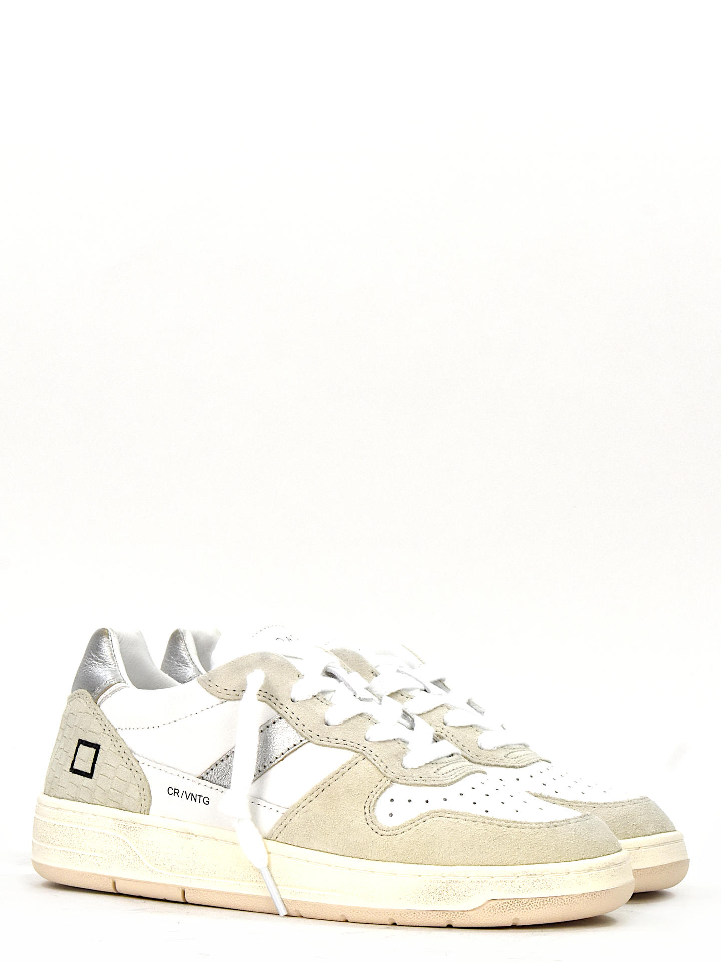 SNEAKERS D.A.T.E C2VCWS BIANCO/ARGENTO