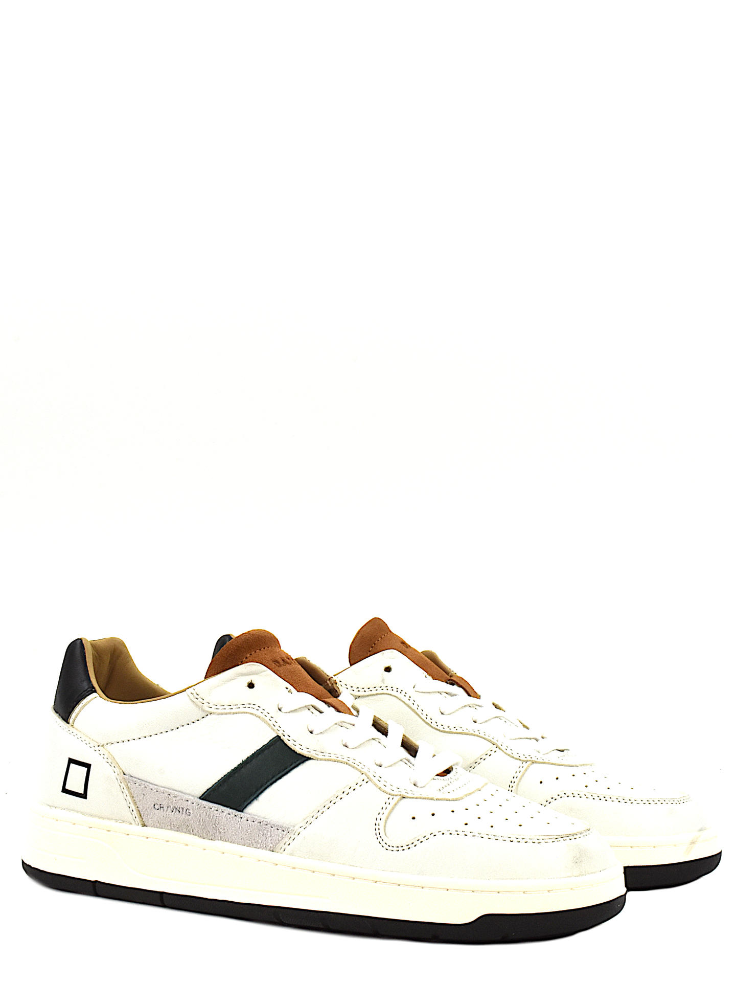 SNEAKERS D.A.T.E C2VNWI BIANCO/CUOIO
