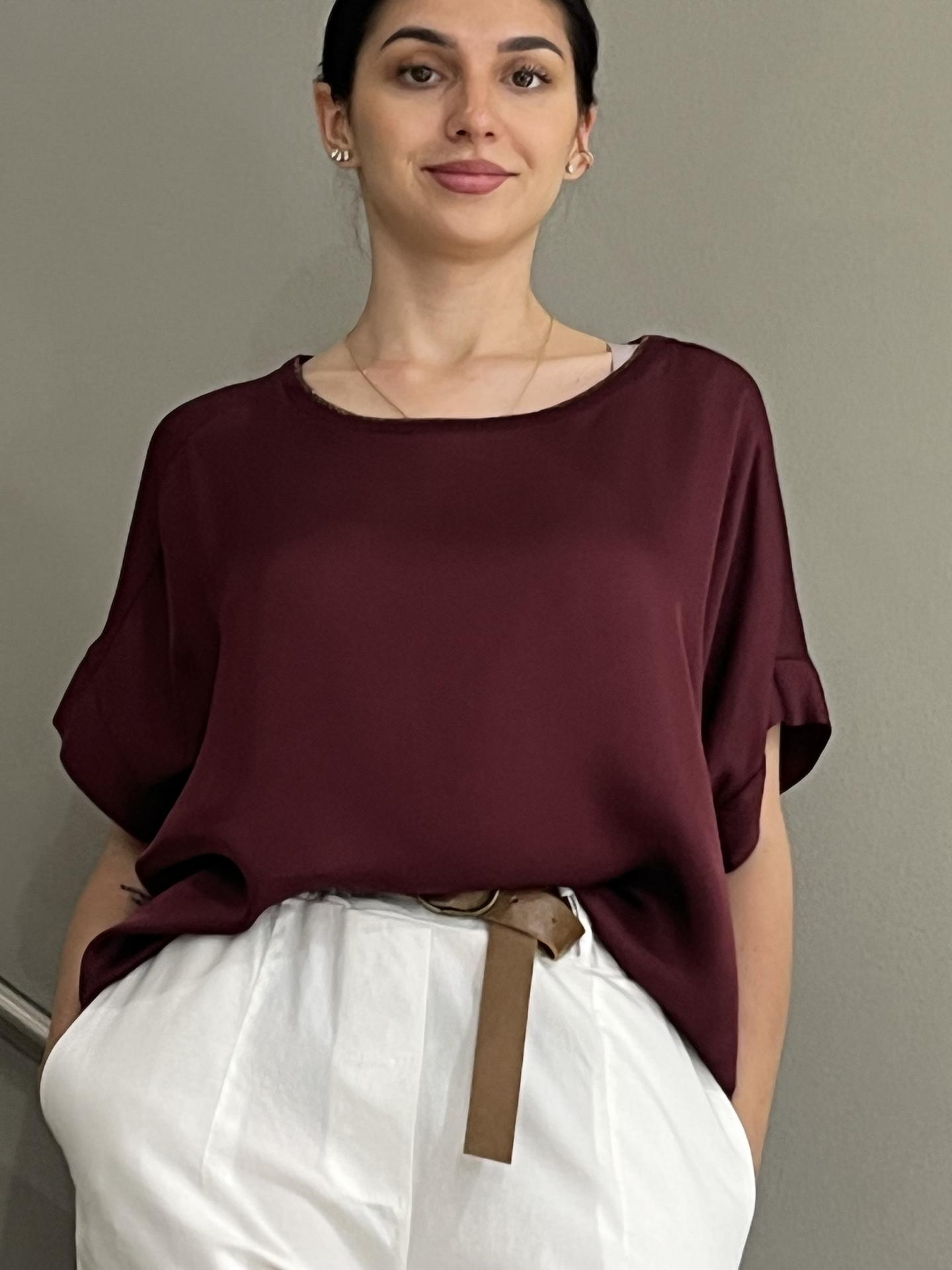 MAGLIA MOTEL C886B05Q BORDEAUX