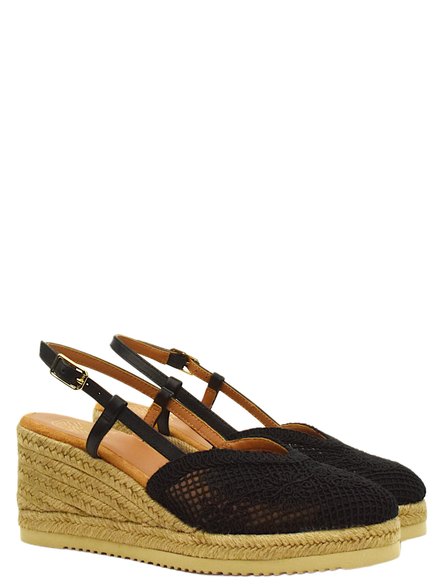 SANDALO ZEPPA UNISA CHABI NERO