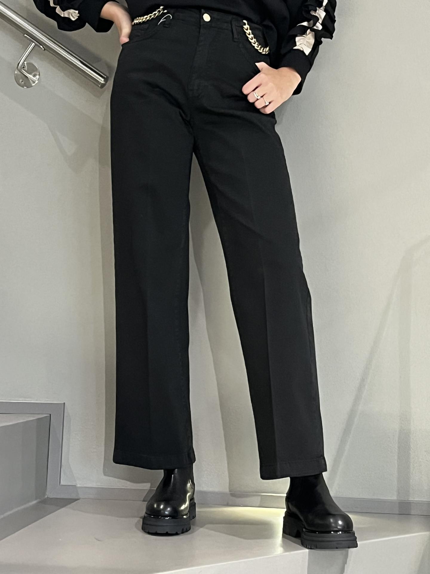 PANTALONE MOTEL CJ9023 NERO