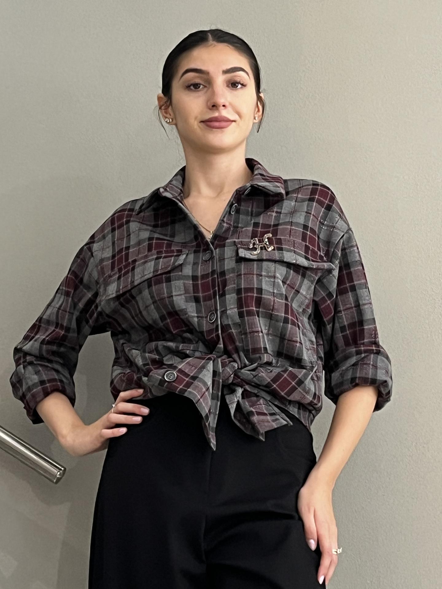 CAMICIA HAVEONE CMAM087 BORDEAUX