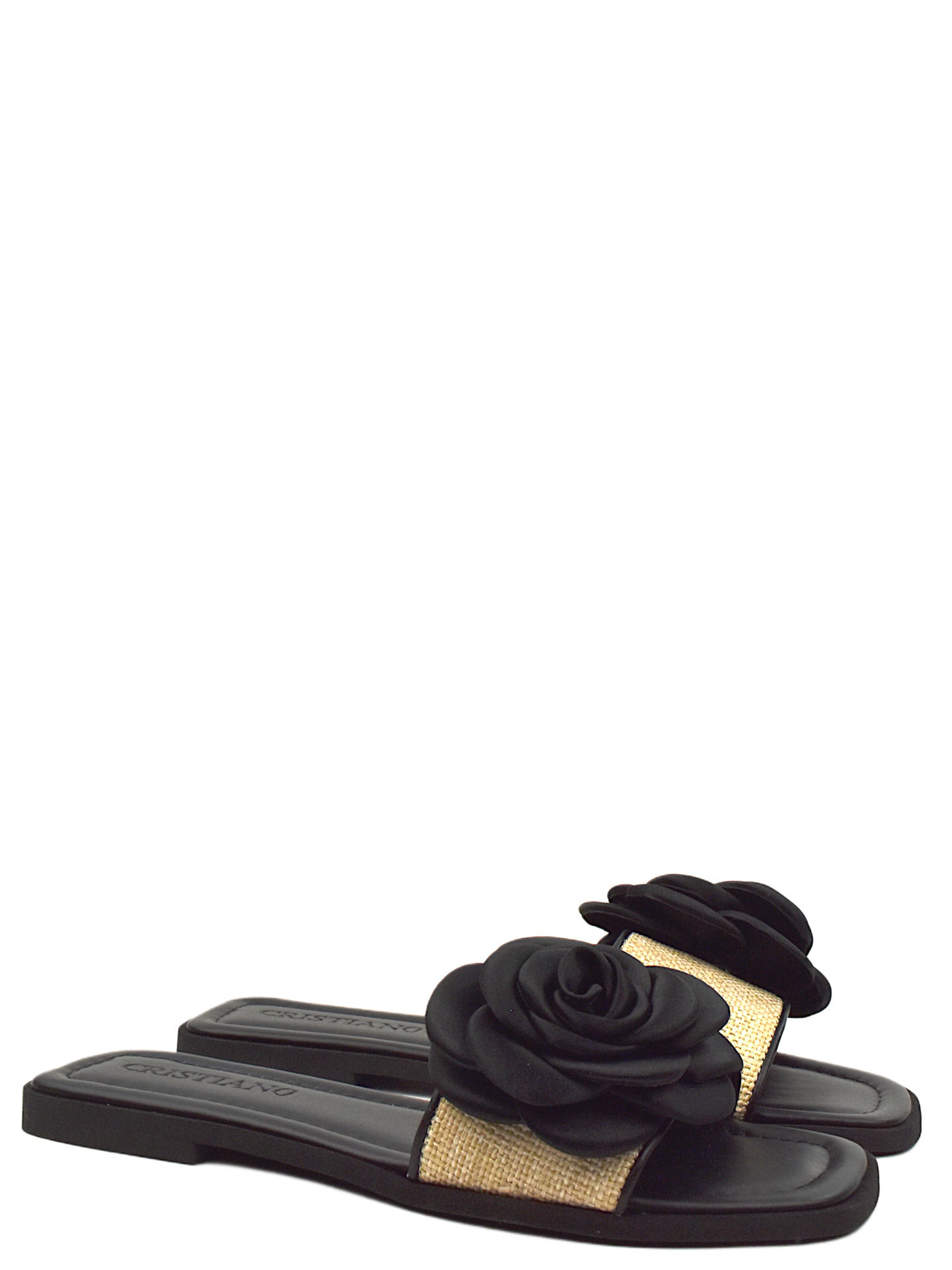 SANDALO BASSO CRISTIANO CR33F NERO