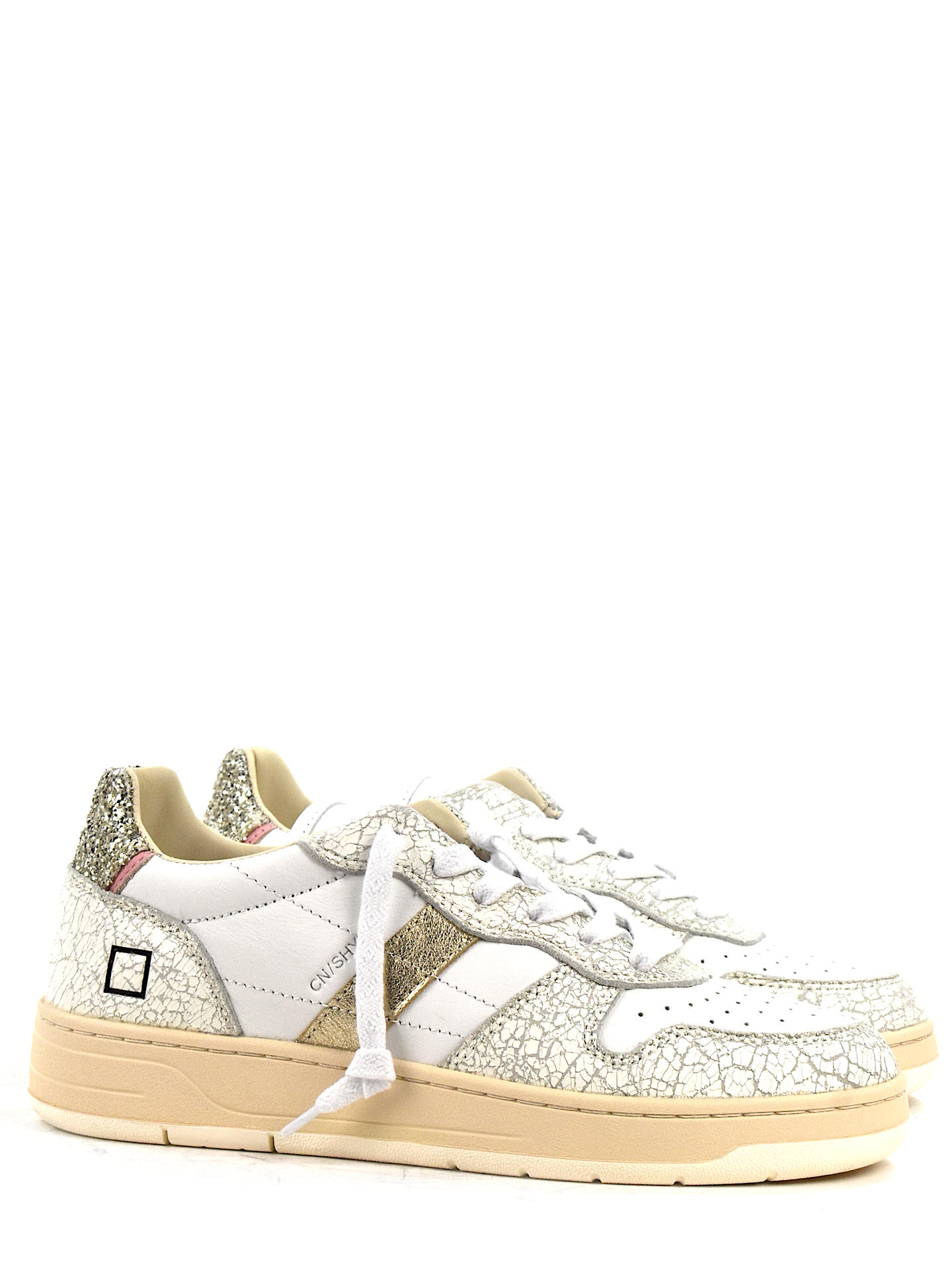 SNEAKERS D.A.T.E CRSHG BIANCO/ORO