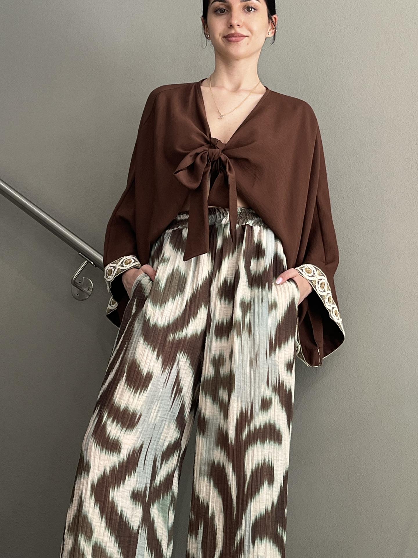 CAMICIA HAVEONE CVSN411 MARRONE