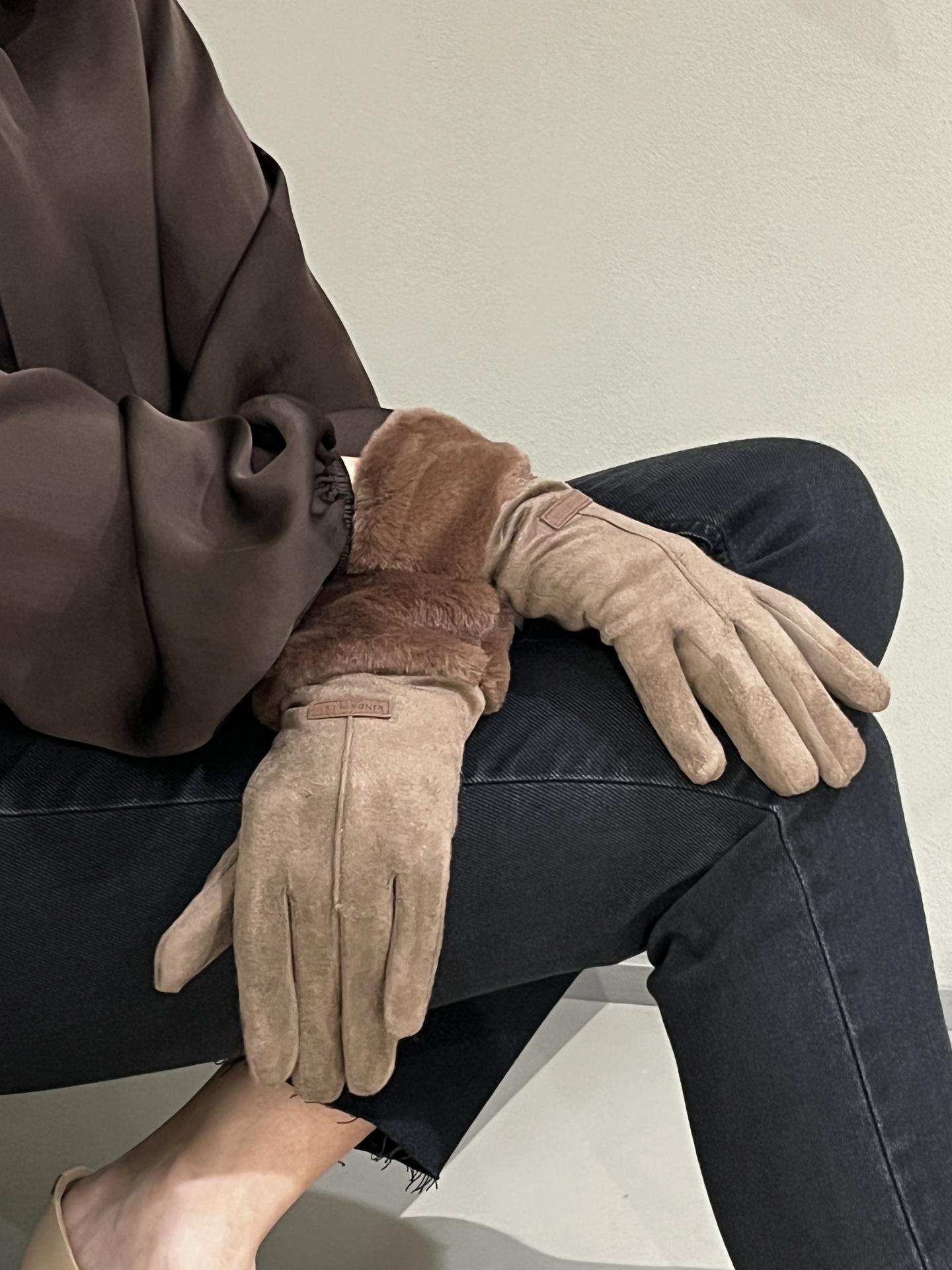 GUANTO RINO&PELLE DANZO MARRONE