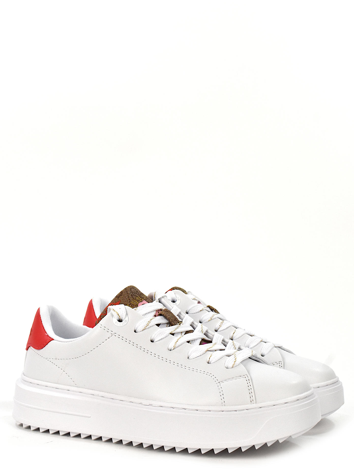 SNEAKERS GUESS DENESA4 BIANCO/ROSSO