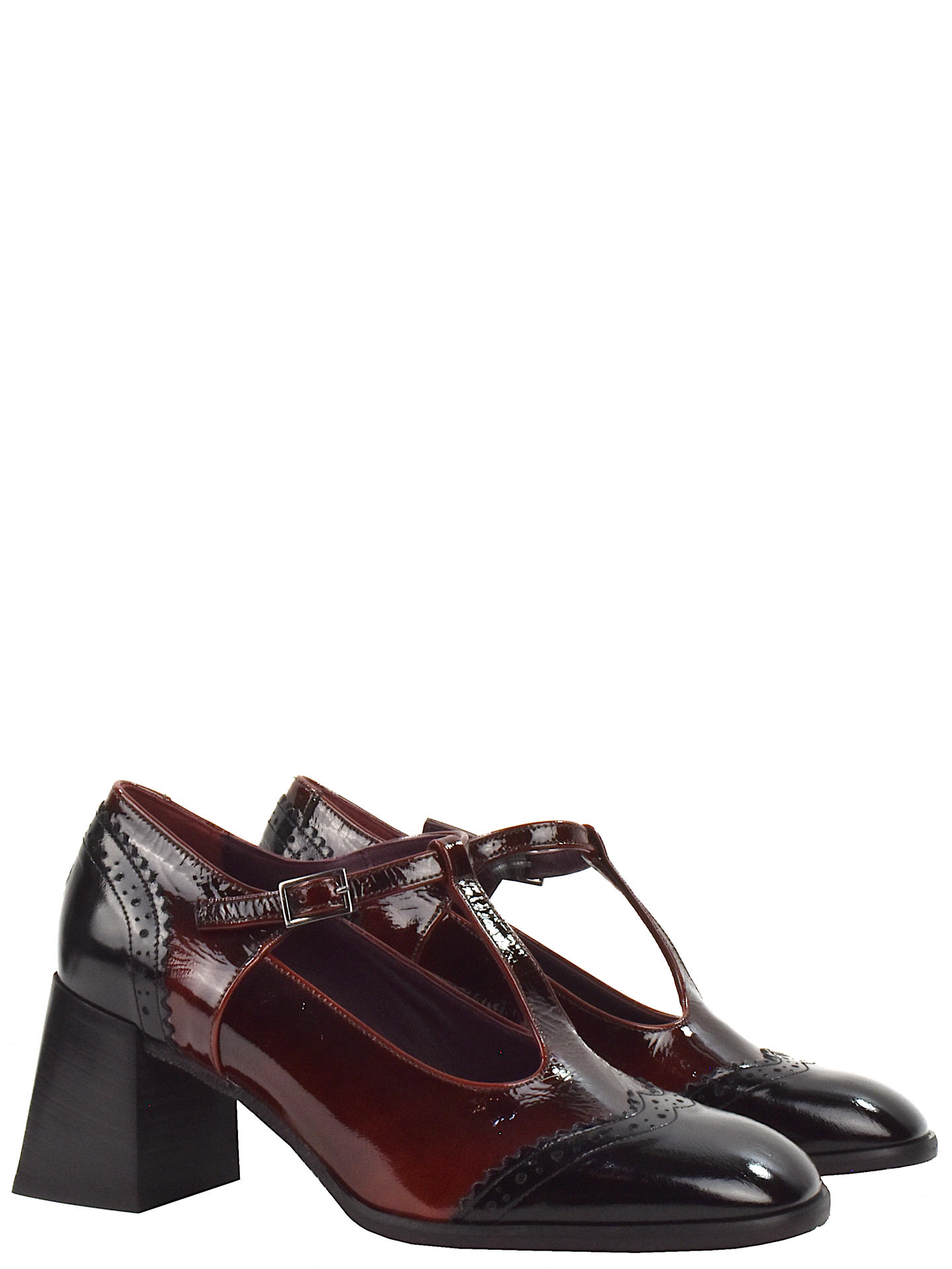 SCARPA ALTA LORENZO MARI DENISE01 NERO/CUOIO